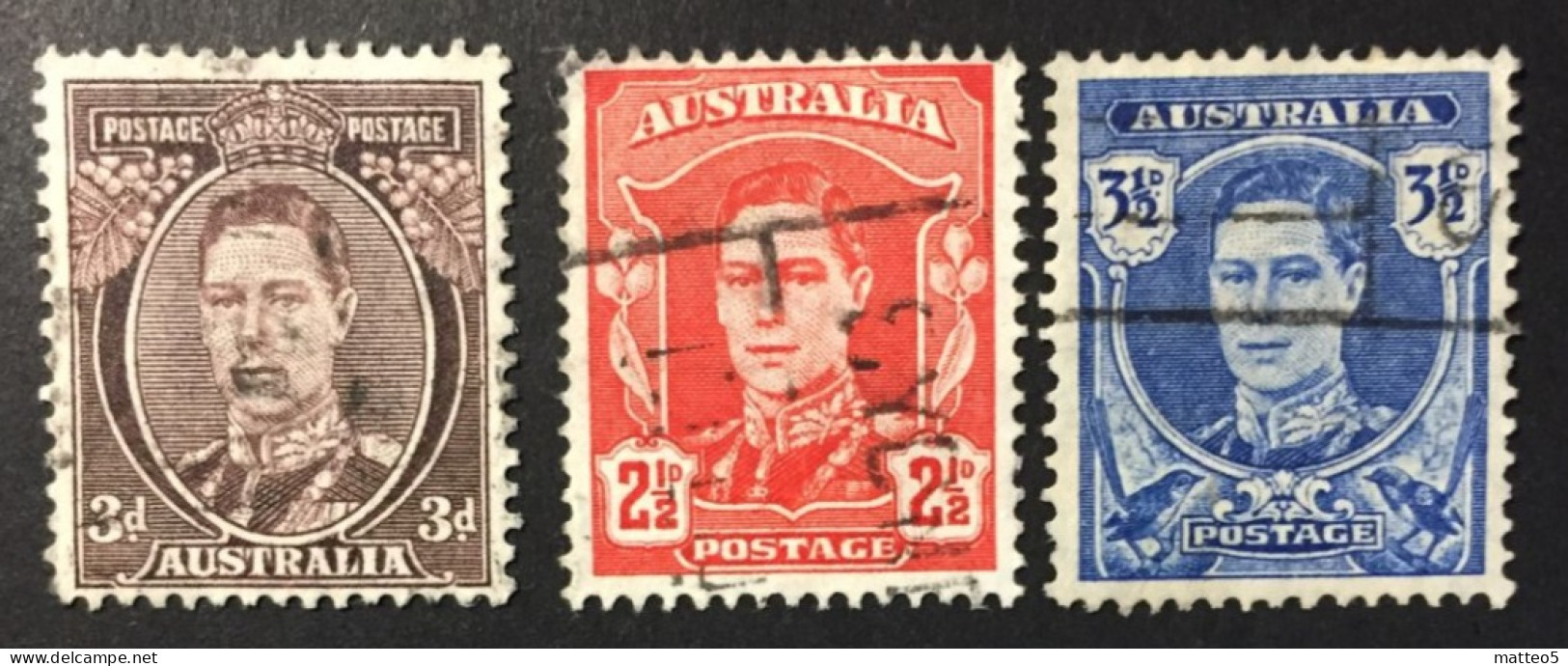1938 /42 - Australia - King George VI - Used - Used Stamps