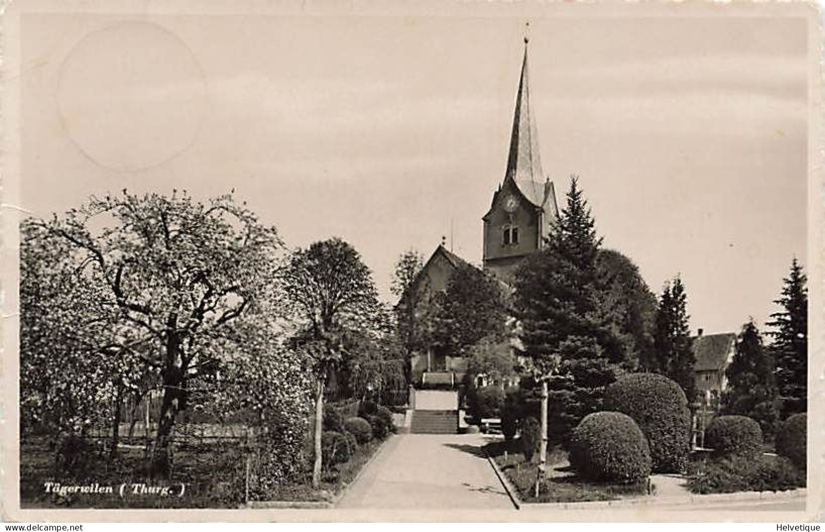 Tägerwilen 1930 Kirche Distrikt Kreuzlingen - Kreuzlingen