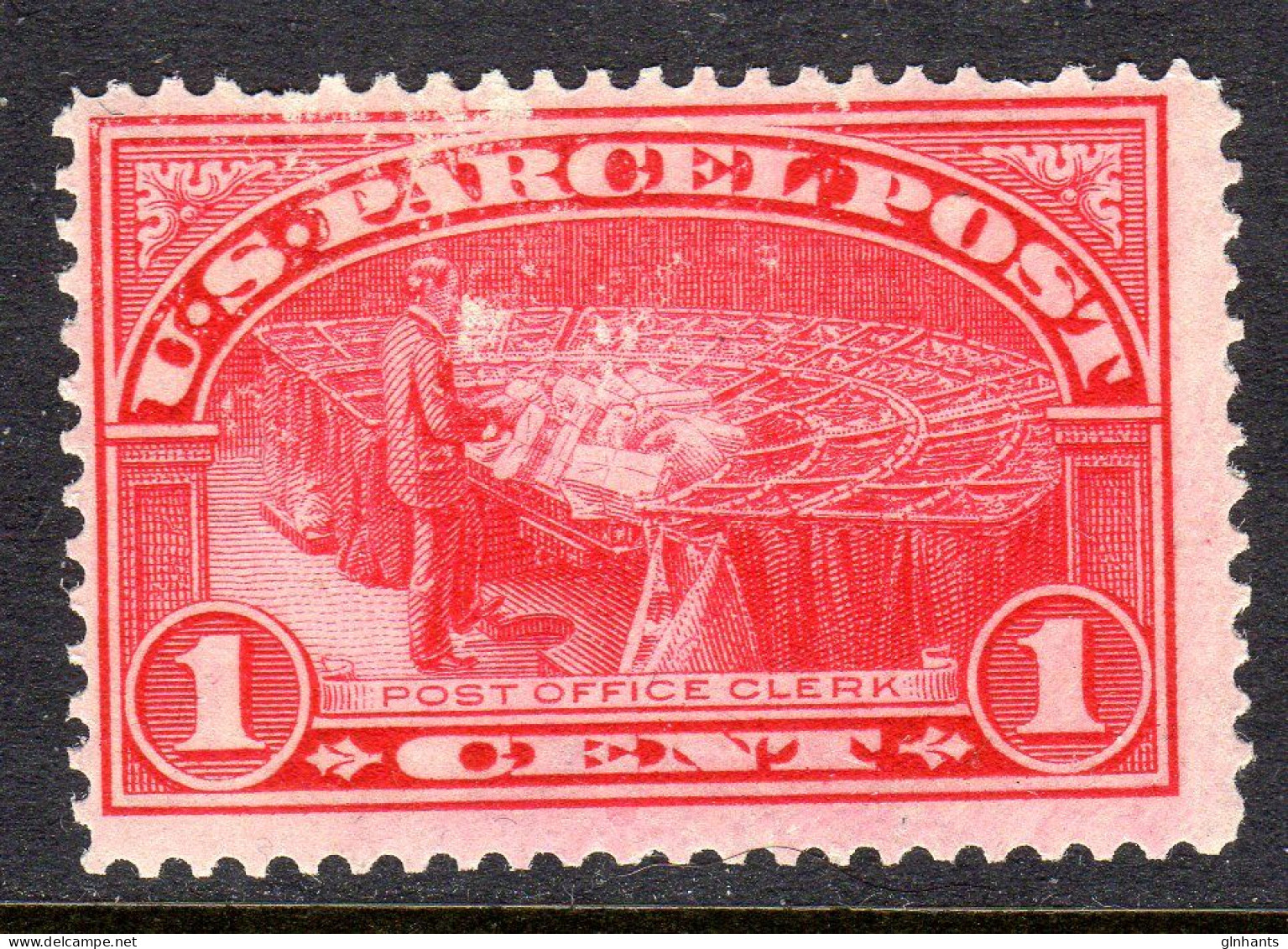 USA - 1912 PARCEL POST 1c STAMP MNH ** SG P423 WITH FAULTS - Neufs