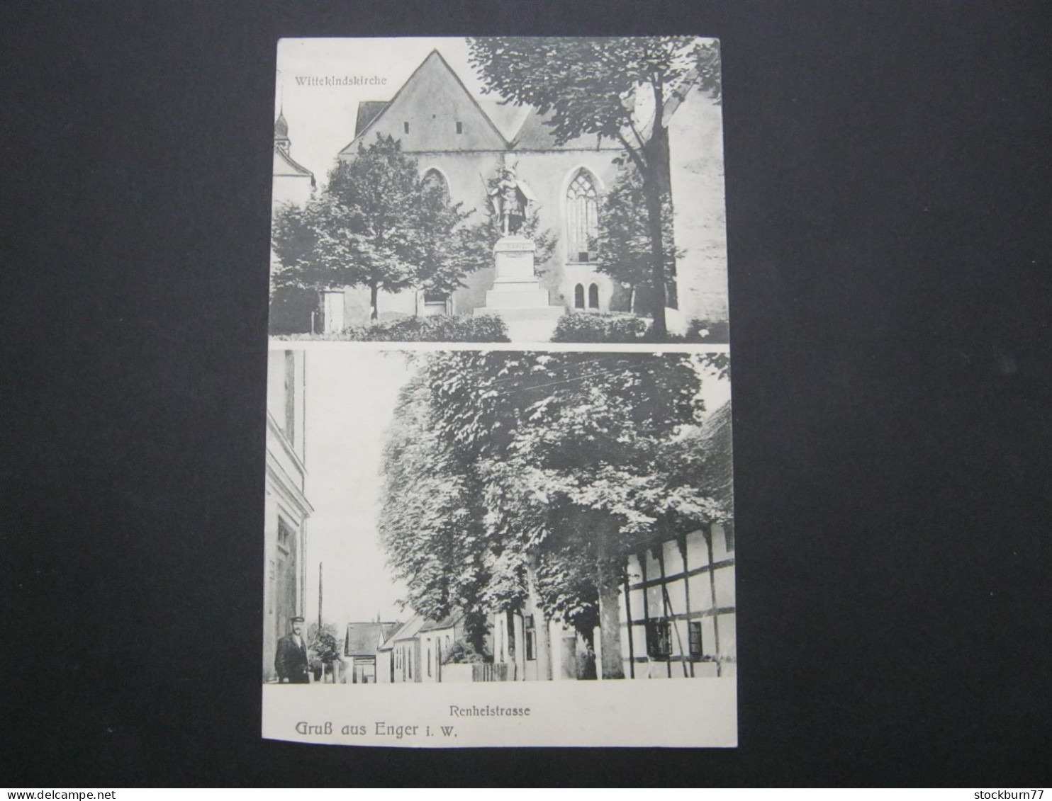 Enger  , Schöne   Karte Um 1915 , Unten Minimal Beschnitten - Enger