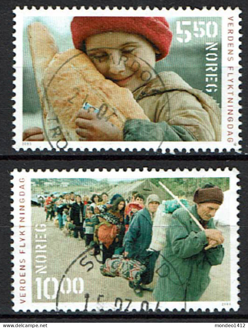 Norway 2003 - Yv.1412/1413 Mi.1469/1470 - Used - Journée Mondiale Des Réfugiés, World Refugee Day - Gebraucht