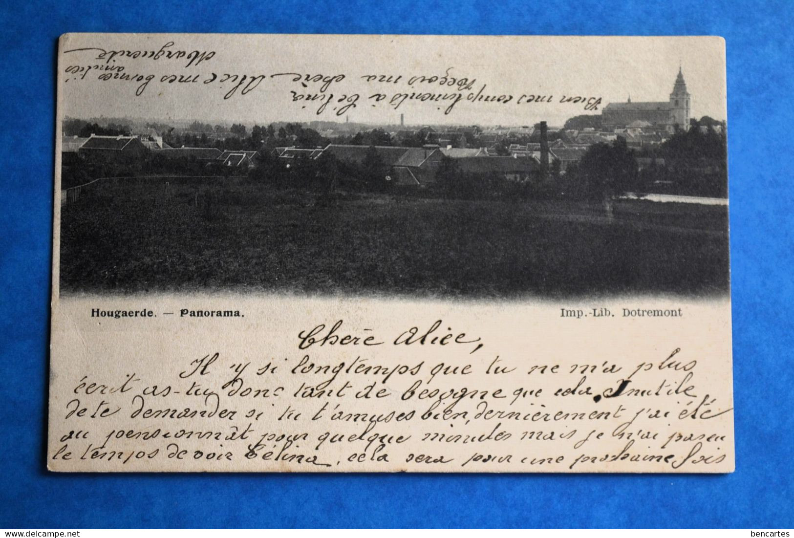 Hougaerde 1903: Panorama. Imp-Lib : Dotremont - Hoegaarden