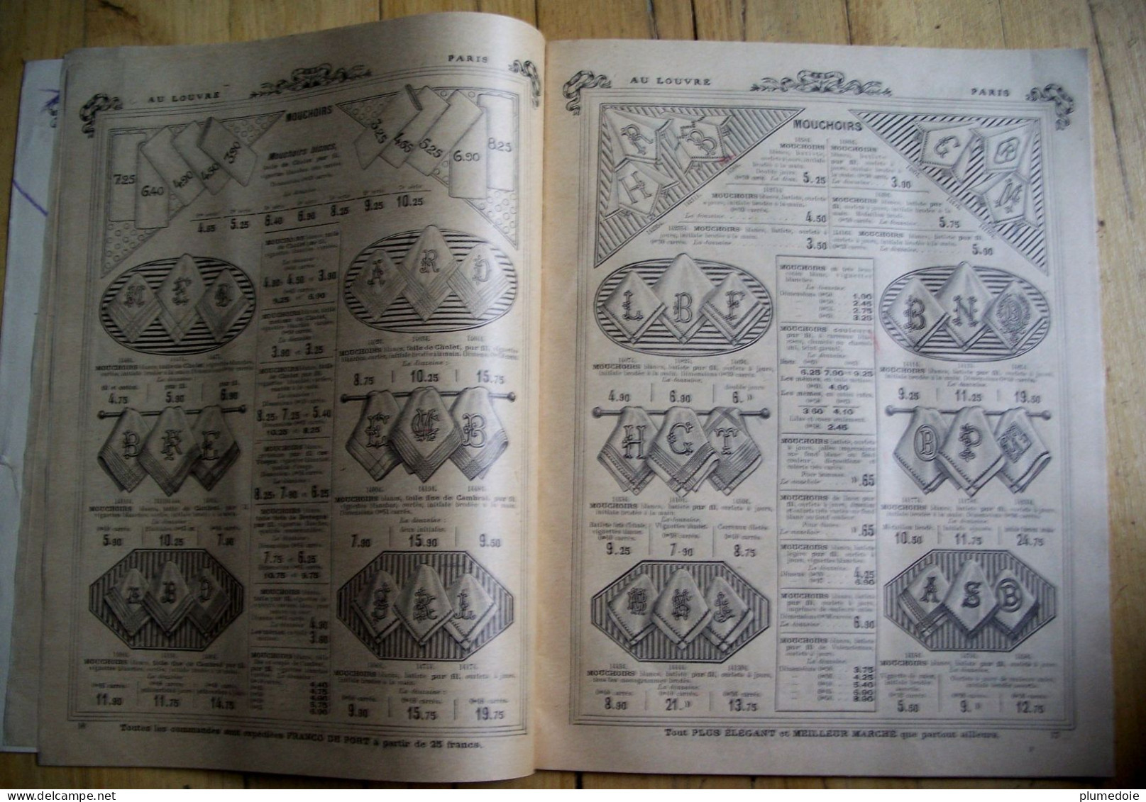 MODE . CATALOGUE MAGASINS AU LOUVRE PARIS ANNEE 1914. BLANC . LINGERIE . CORSETS . FEMMES HOMMES ENFANTS - Littérature