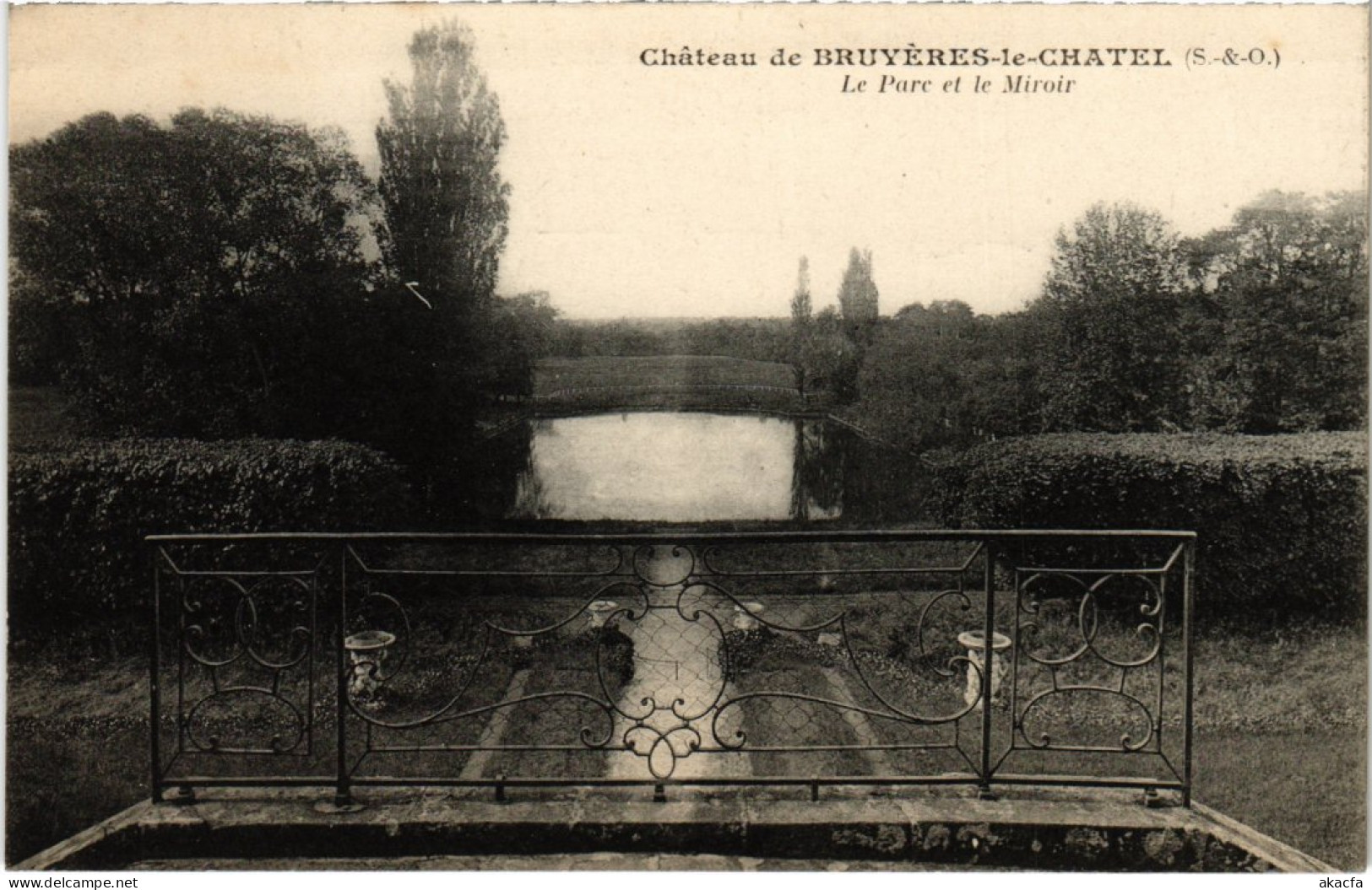 CPA BRUYERES-le-CHATEL Chateau - Parc Et Miroir (1354341) - Bruyeres Le Chatel