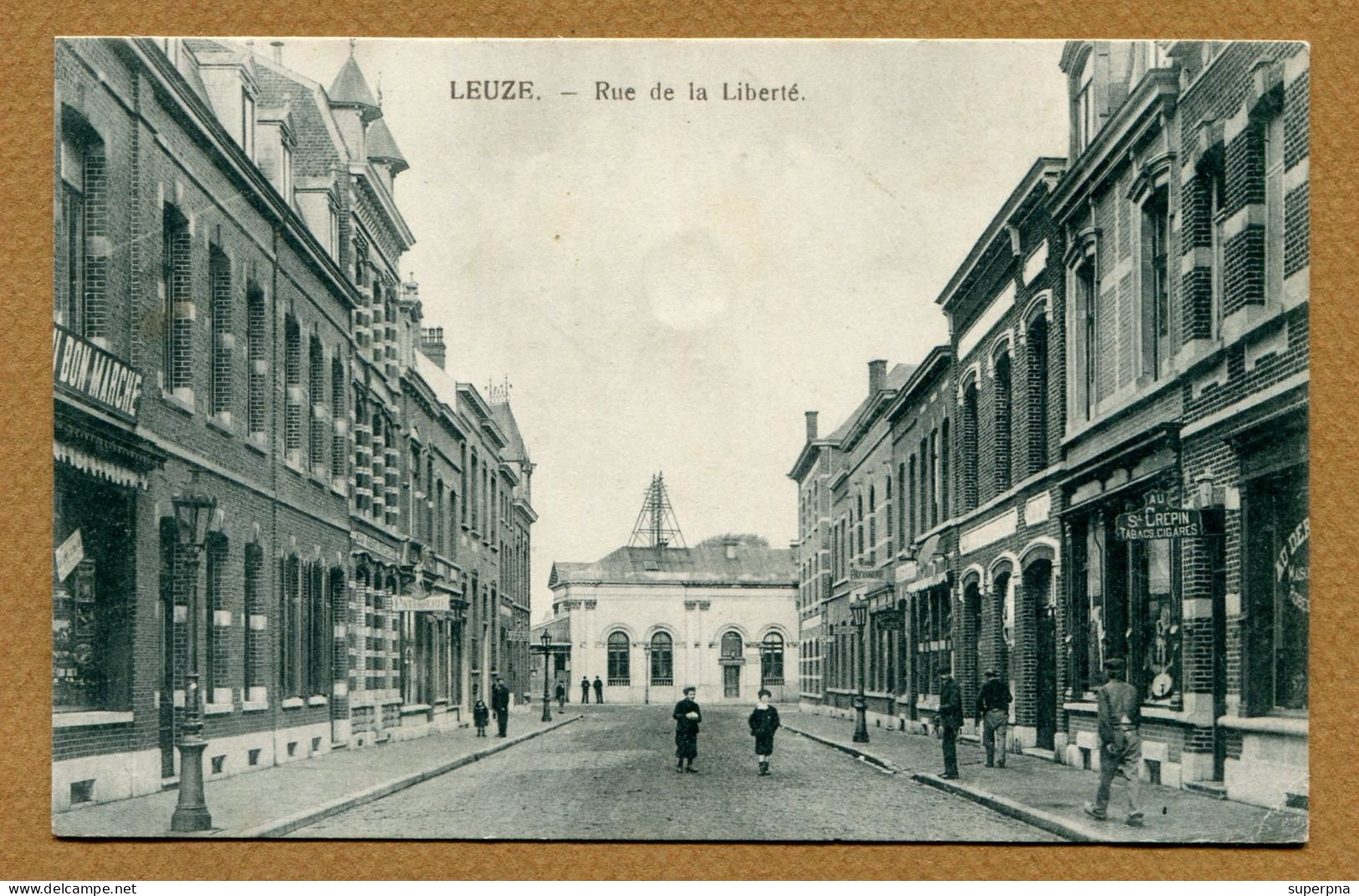 LEUZE  : " RUE DE LA LIBERTE + Cachet FELDPOST  (1917) - Leuze-en-Hainaut