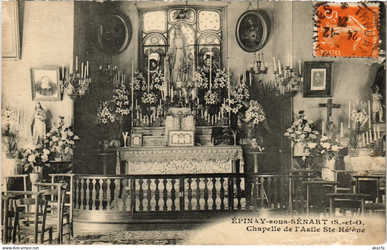 CPA EPINAY-sous-SENART Chapelle De L'Asile Ste-Helene (1355202) - Epinay Sous Senart