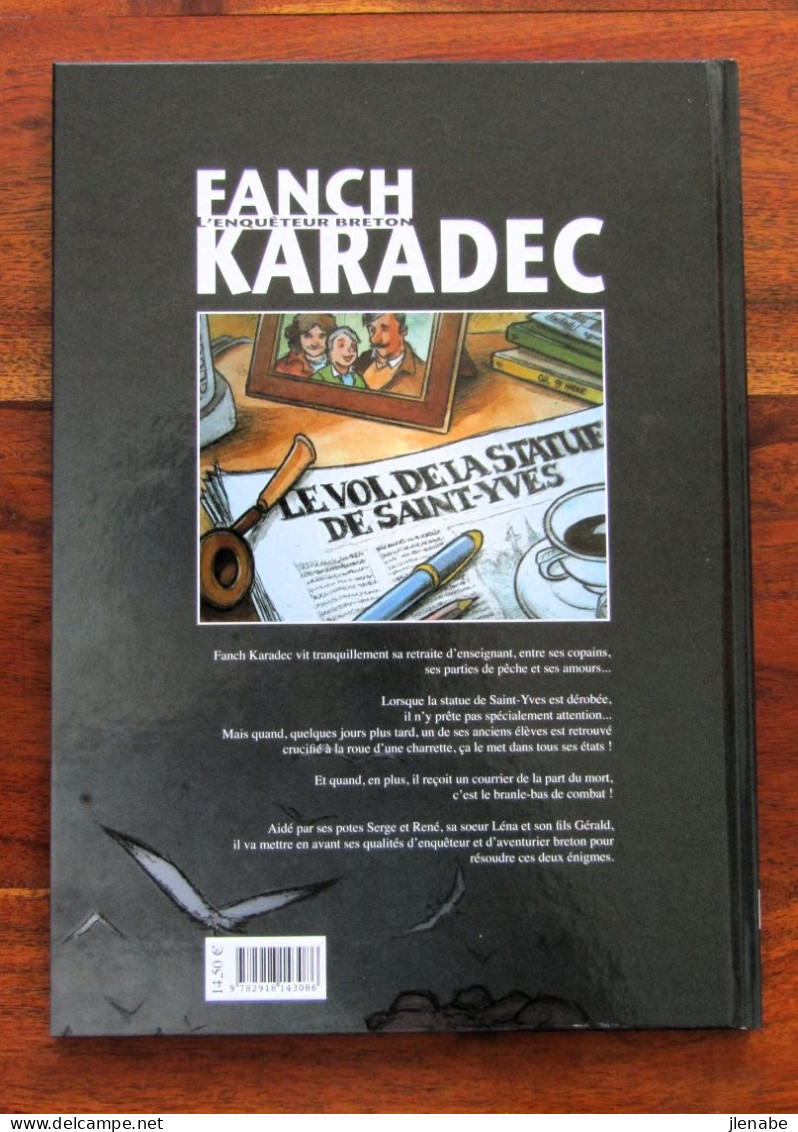 Fanch Caradec L'enquêteur Breton T 1 Le Mystère St Yves Dédicacé - Dedicados