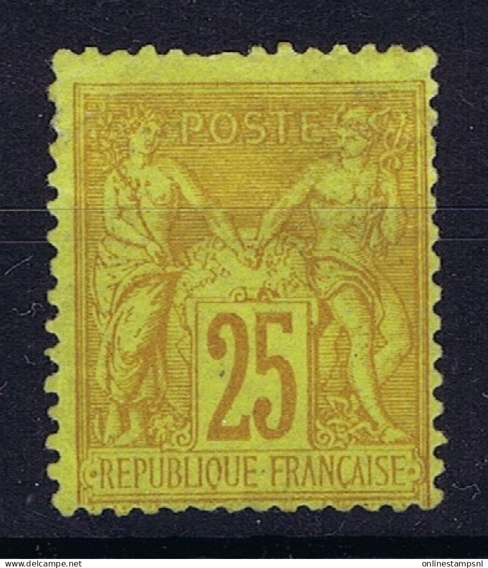 France Yv Nr 92 Not Used (*) SG - 1876-1898 Sage (Tipo II)