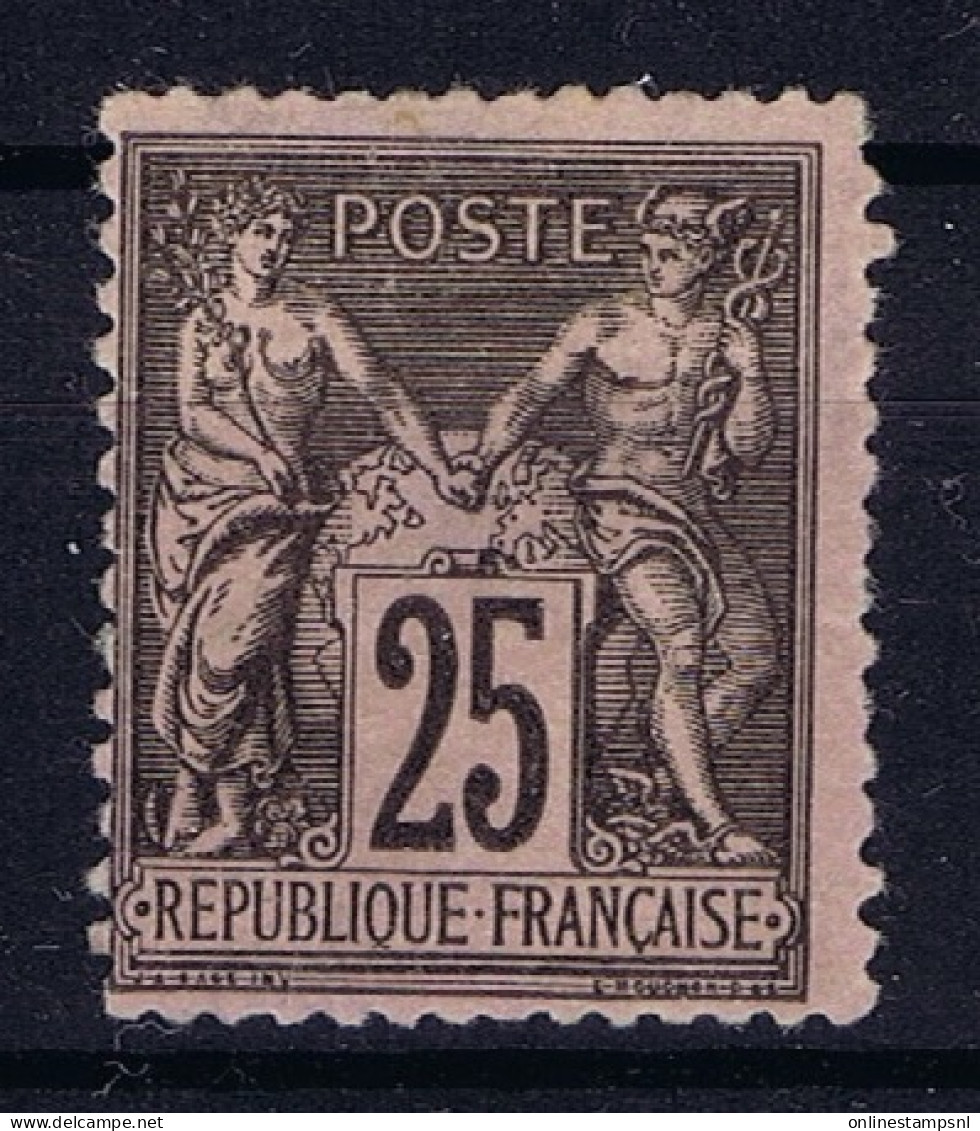 France Yv Nr 97 Not Used (*) SG - 1876-1898 Sage (Tipo II)