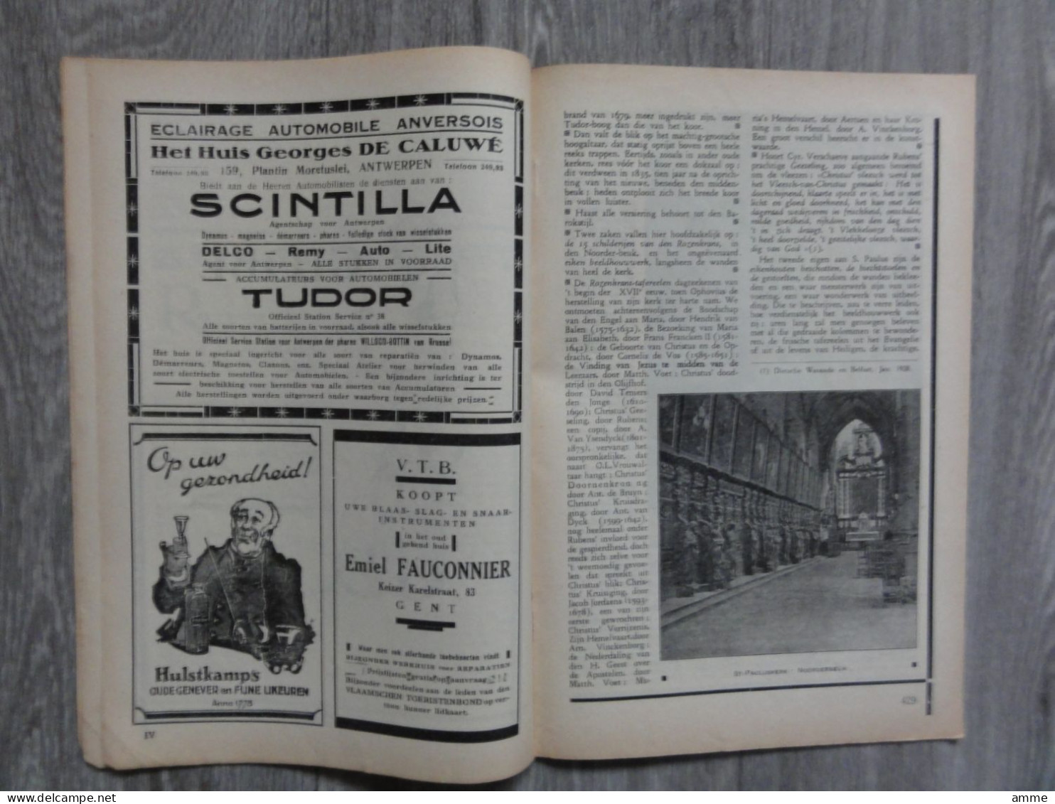 Toerisme  *  (tijdschrift N° 17 - Sept. 1930)  Turnhout - Antwerpen - Halle - Oberammergau  - Publiciteit Hotels - Turismo