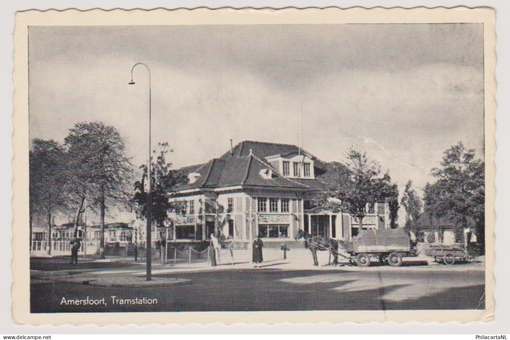 Amersfoort - Tramstation Met Paard En Wagen - Amersfoort