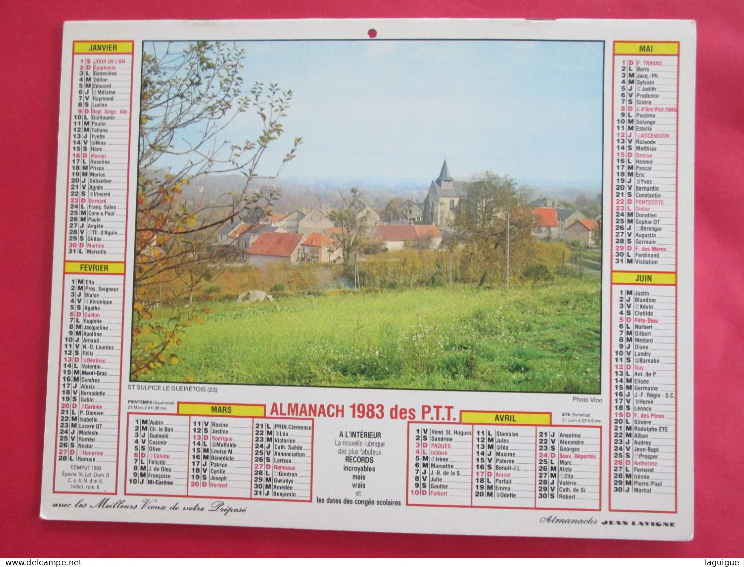 LOT DE 17 CALENDRIERS ALMANACHS De 1982 à 2018 LAVIGNE OBERTHUR OLLER MOISSON, FENAISON, LABOUR, VENDANGE - Groot Formaat: 1981-90