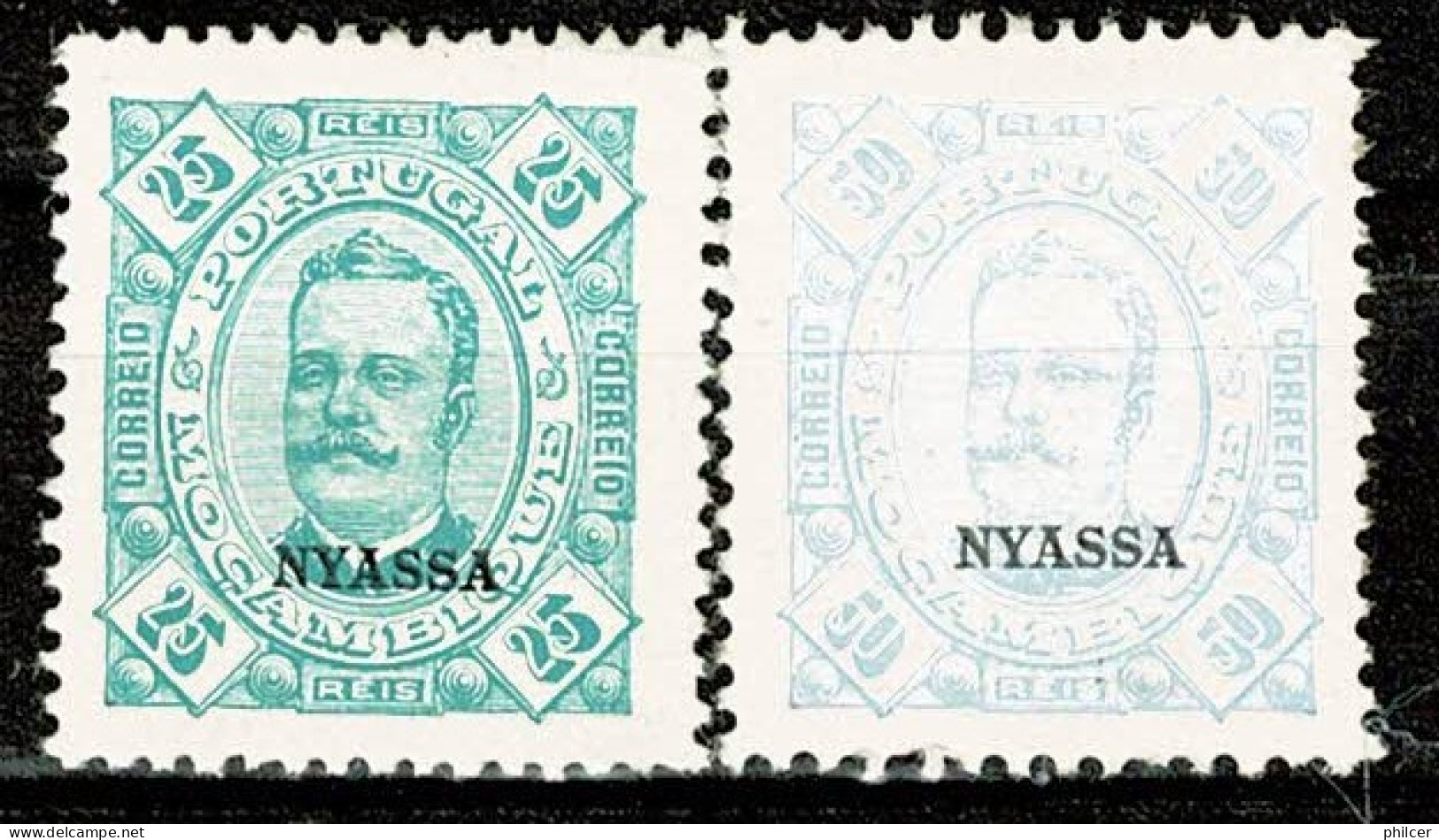 Nyassa, 1898, # 6/7, MNG - Nyassa