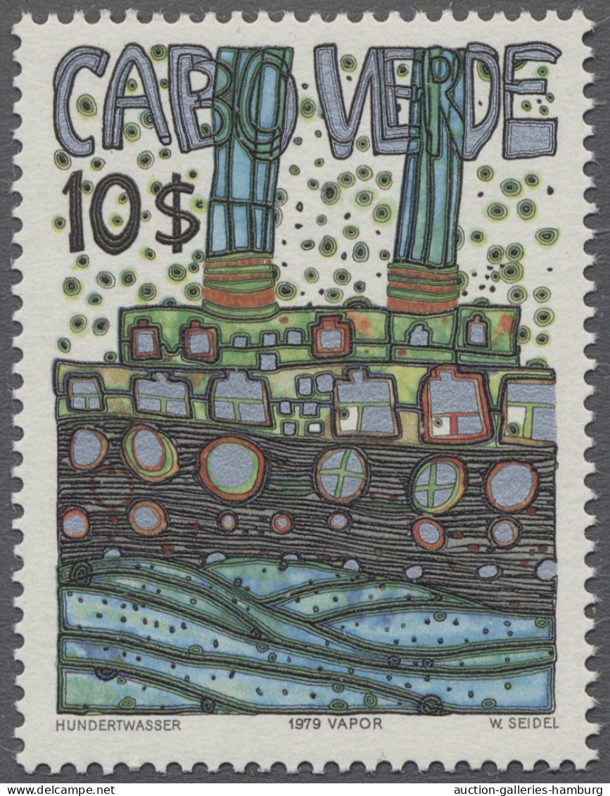 ** Cap Verde: 1982, Schifffahrt, Nicht Verausgabte 10 E. Mit Abbildung Des Gemäldes - Kap Verde