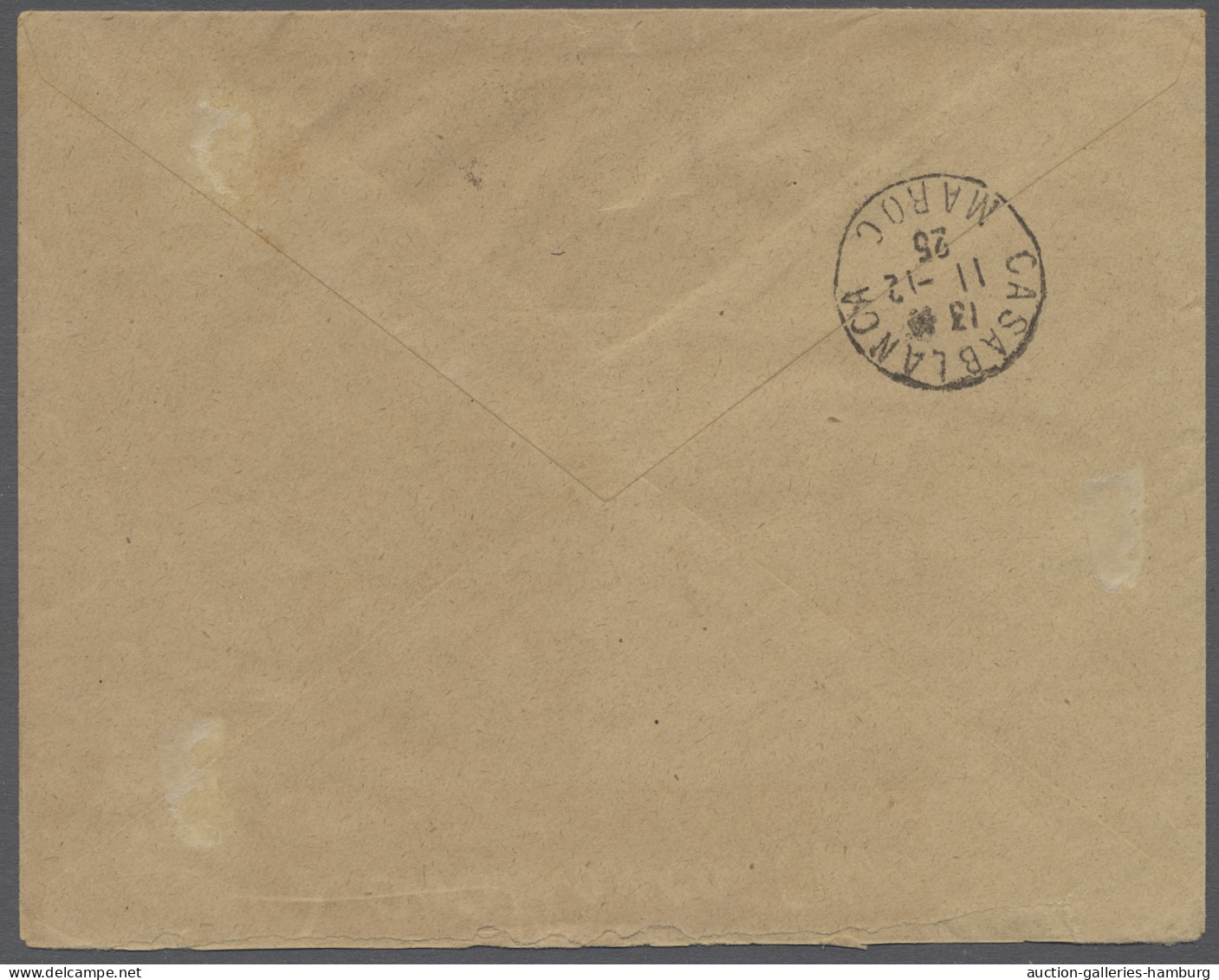 Cover Senegal: 1925, Airmail Service Toulouse-Dakar And Vv., Registered Letter From ME - Sénégal (1960-...)