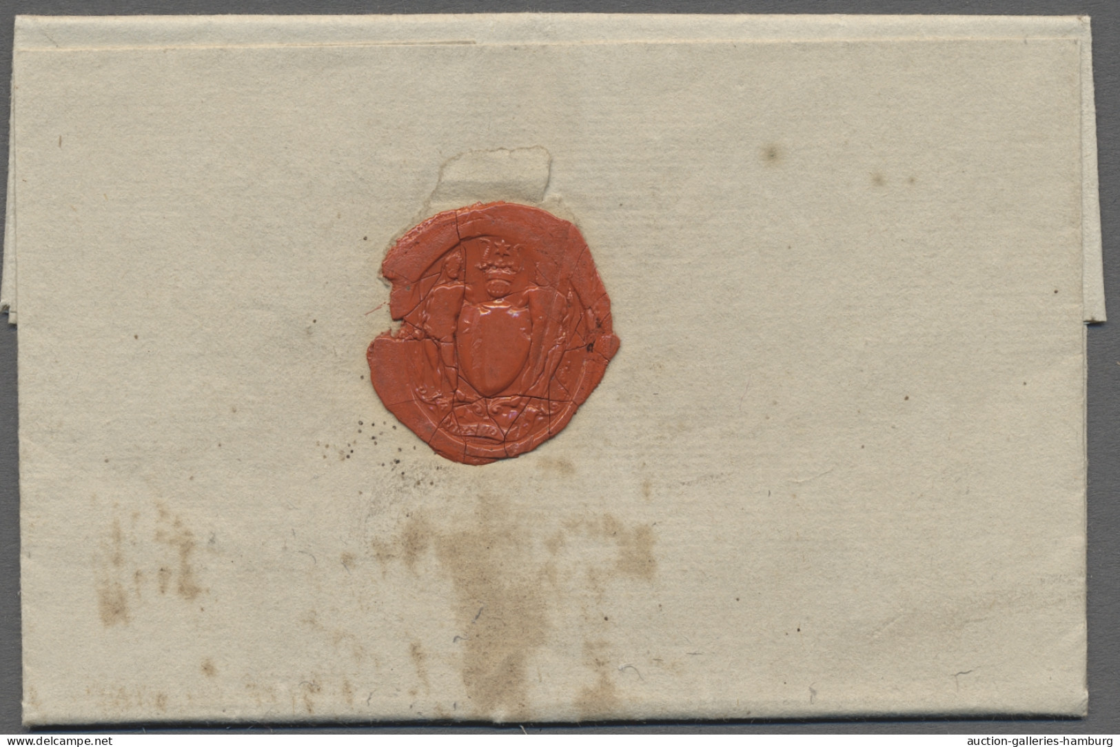 Cover United States Of America: 1789, Jan 12, EL From NEW YORK Addressed To The Dutch - …-1845 Voorfilatelie