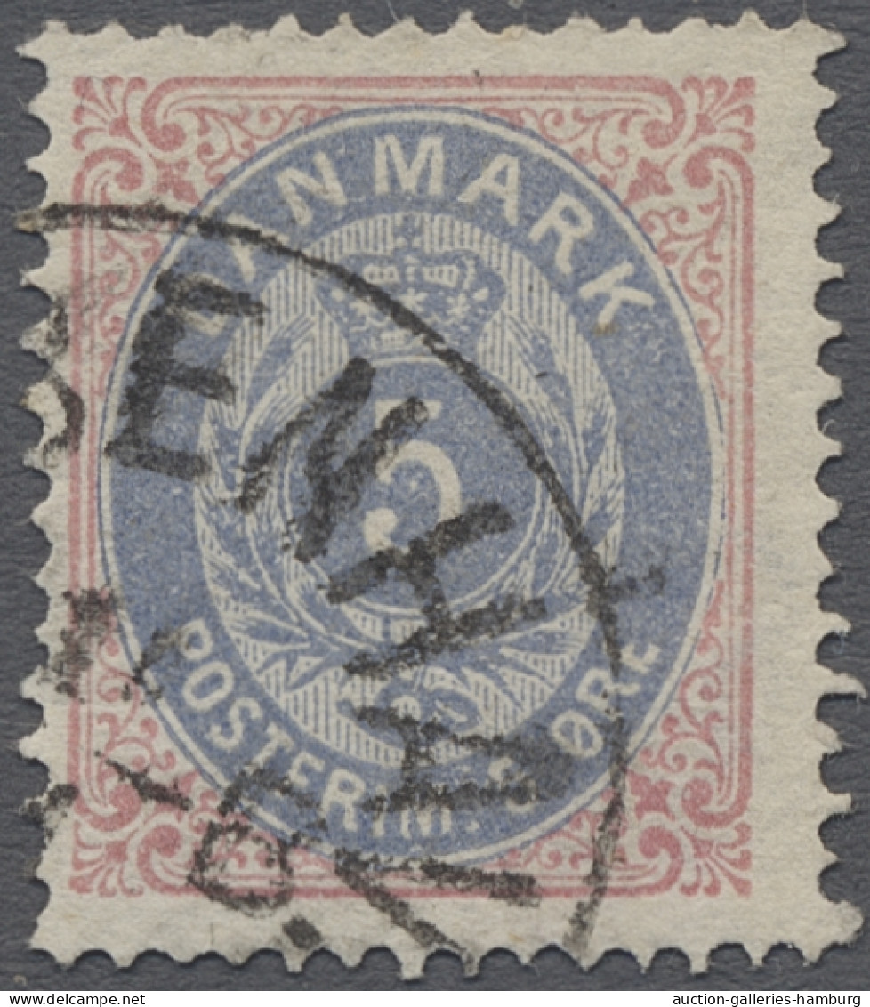 O/* Denmark: 1875ff., Ziffern Im Rahmen / Tovarfende, Kronenwährung, 44 Verschiedene - Used Stamps