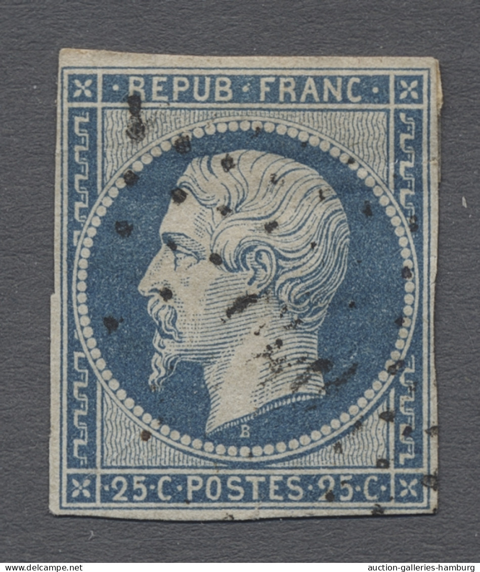 O France: 1852, Présidence, Louis Napoleon, 10 C. Gelbbraun, In Der Rechten Untere - Gebruikt