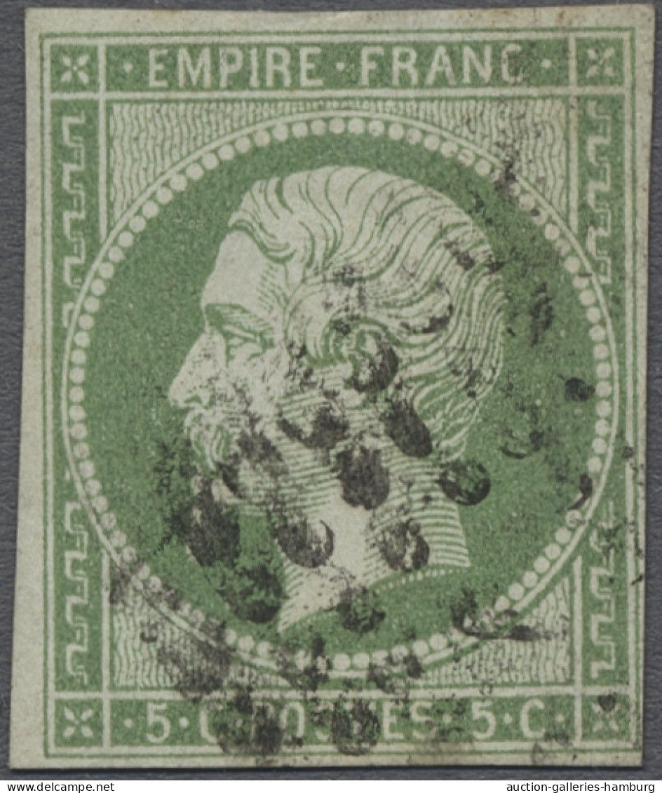 O France: 1853ff., Napoleon Empire Geschnitten, Die Komplette Ausgabe Von 1 C. Bis - Used Stamps