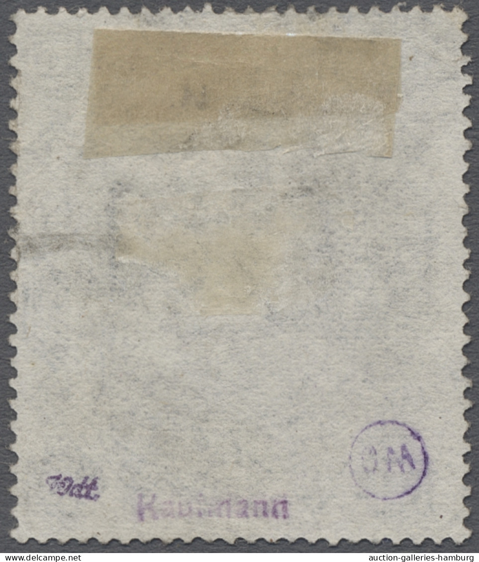 O Great Britain: 1878, Königin Victoria Im Großformat, 10 Sh. Dunkelgrüngrau, Etwa - Used Stamps