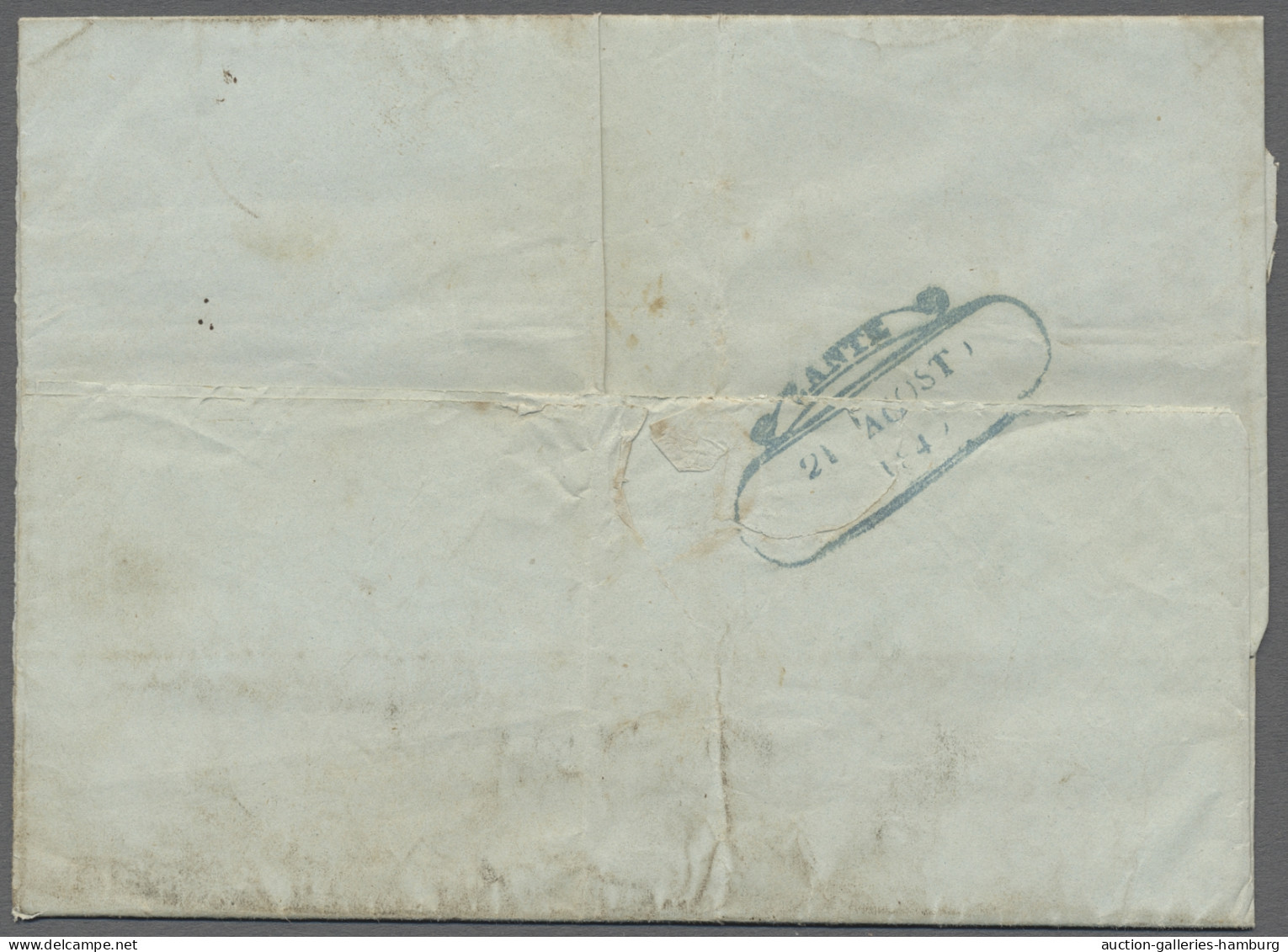 Cover Ionian Islands -  Pre Adhesives  / Stampless Covers: 1849, Brief Aus CEFALONIA ü - Isole Ioniche