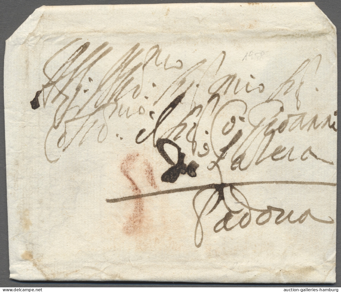 Cover Croatia -  Pre Adhesives  / Stampless Covers: 1668, Brief Von Nicolo Vrachin An - Croatie