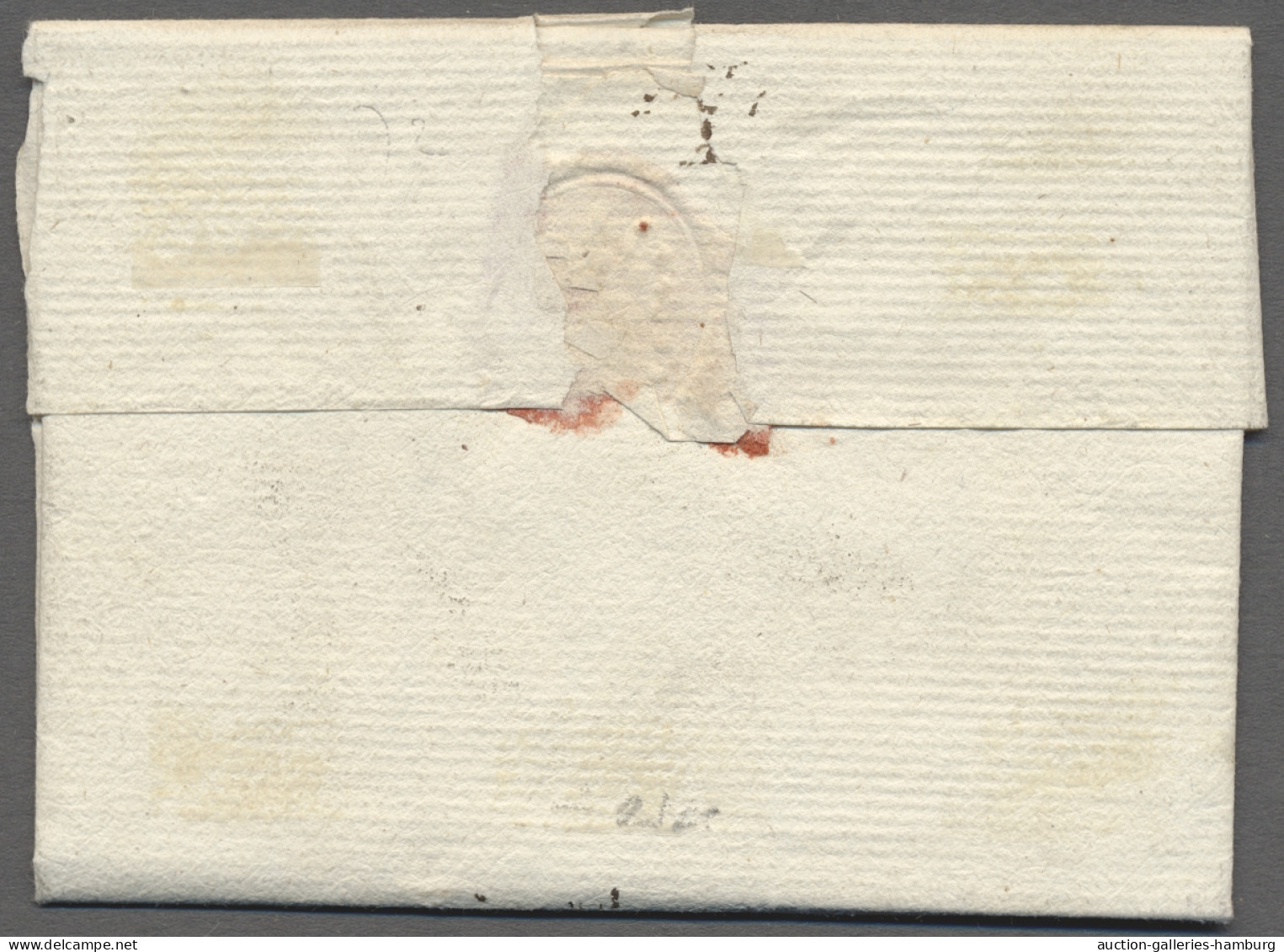 Cover Luxembourg -  Pre Adhesives  / Stampless Covers: 1752, MARCHE, Einzeiler Auf Vol - ...-1852 Voorfilatelie