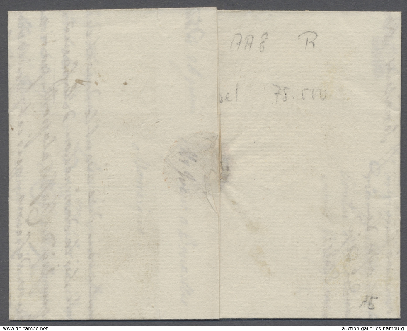 Cover Luxembourg -  Pre Adhesives  / Stampless Covers: 1762, ATTERT, "D'attert" Handsc - ...-1852 Prefilatelia