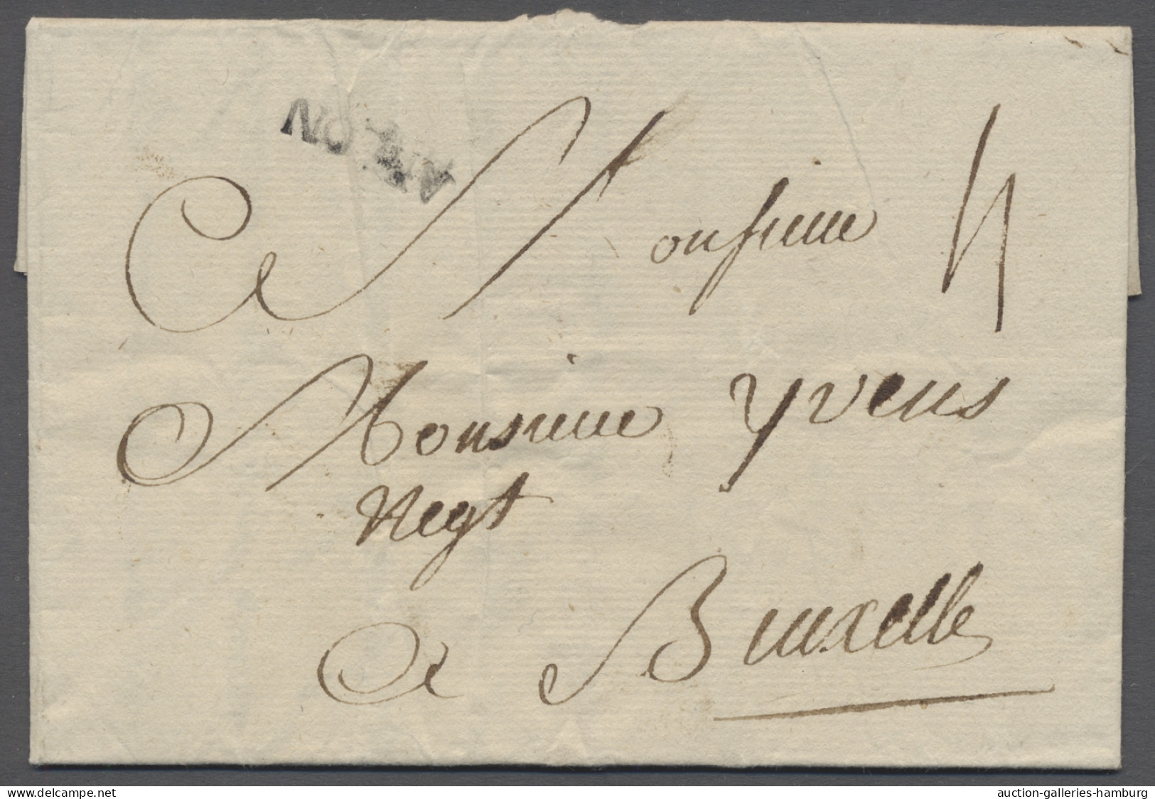 Cover Luxembourg -  Pre Adhesives  / Stampless Covers: 1775, ARLON, Einzeiler Auf Mit - ...-1852 Voorfilatelie