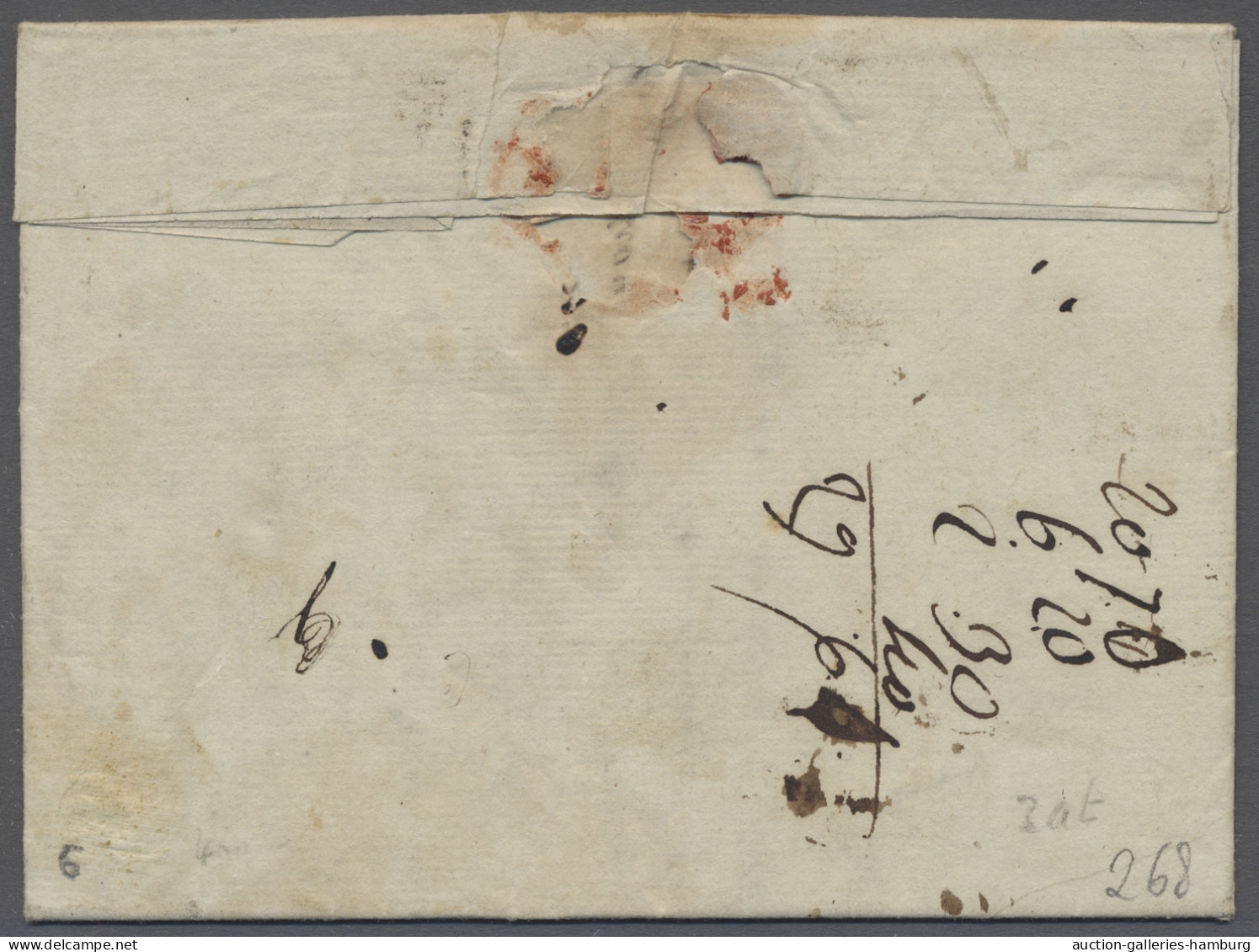 Cover Luxembourg -  Pre Adhesives  / Stampless Covers: 1806, "98 ARLON", Zweizeiler Au - ...-1852 Vorphilatelie