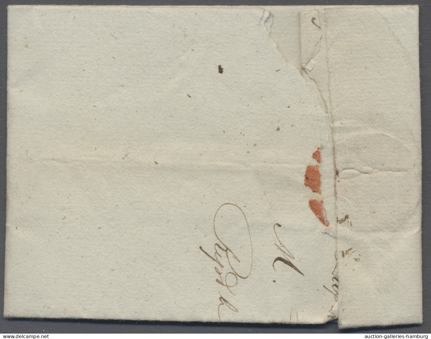 Cover Luxembourg -  Pre Adhesives  / Stampless Covers: 1817, LUXEMBOURG, "aptierter" F - ...-1852 Prephilately