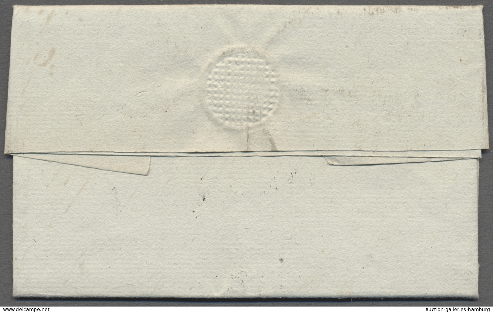 Cover Luxembourg -  Pre Adhesives  / Stampless Covers: 1832, DIEKIRCH, Einzeiler 34 X - ...-1852 Prephilately