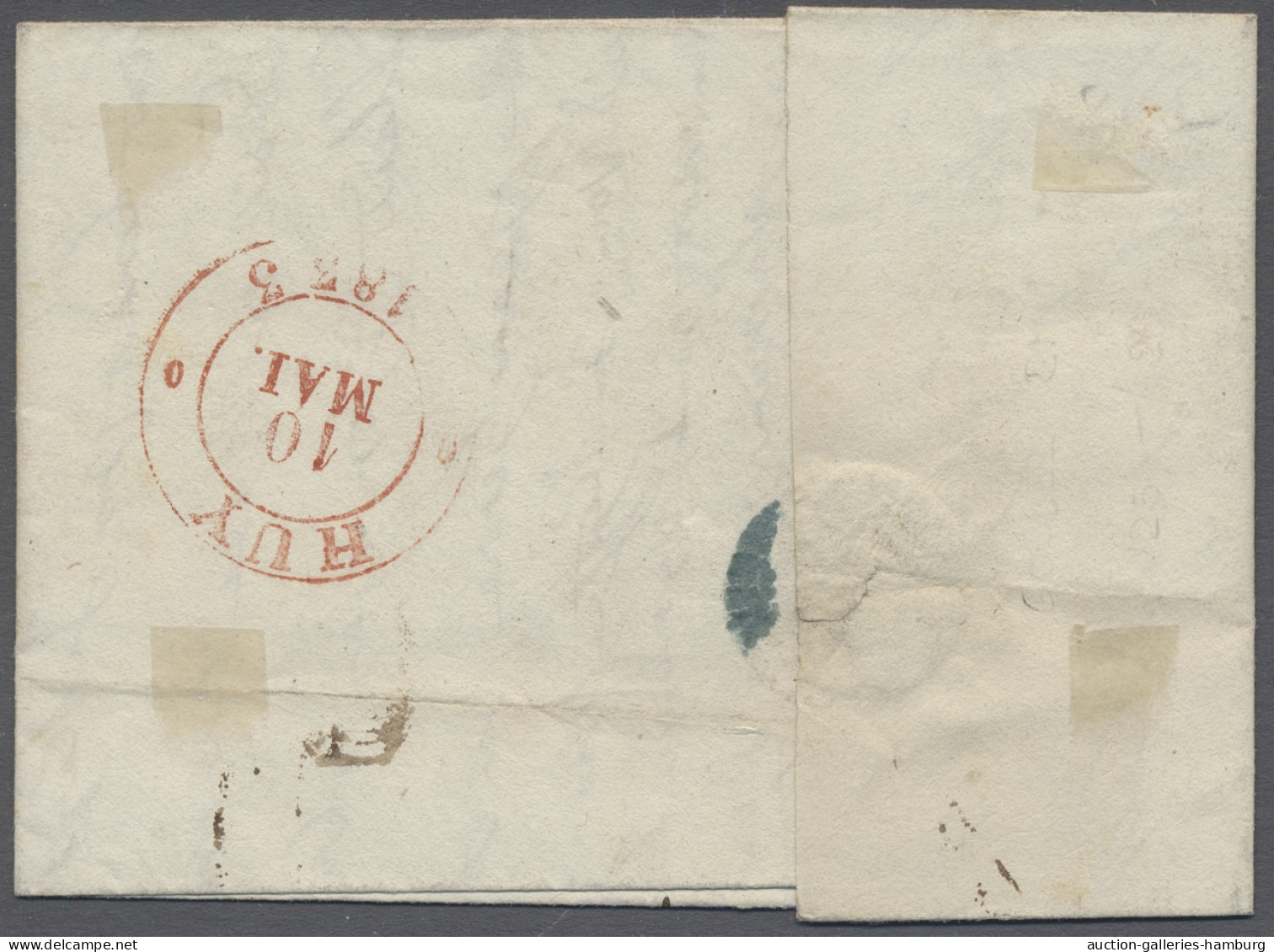 Cover Luxembourg -  Pre Adhesives  / Stampless Covers: 1833/1838, MARCHE, Zwei Briefe - ...-1852 Voorfilatelie