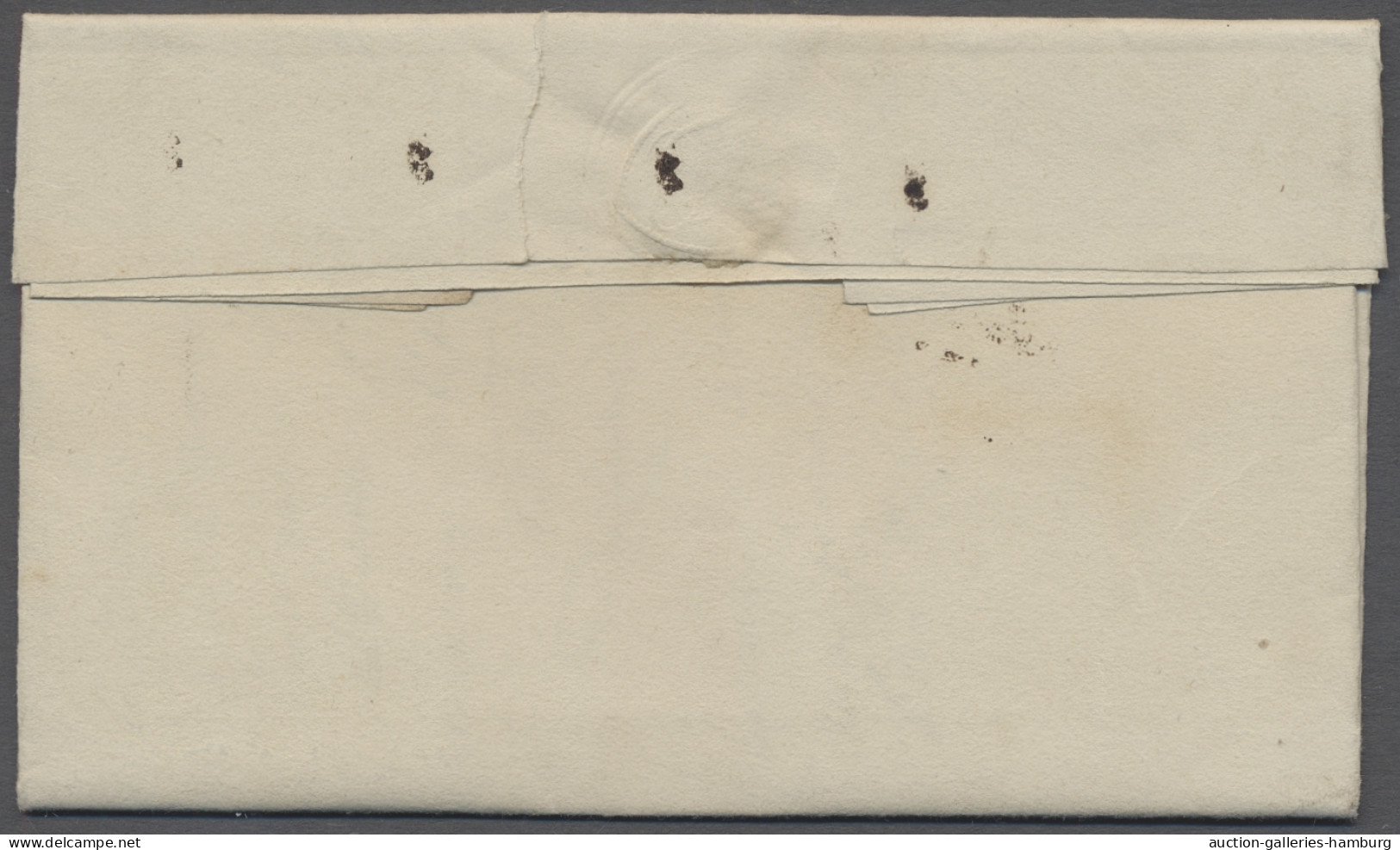 Cover Luxembourg -  Pre Adhesives  / Stampless Covers: 1839, "BARVAUX / 26 II", Finger - ...-1852 Préphilatélie