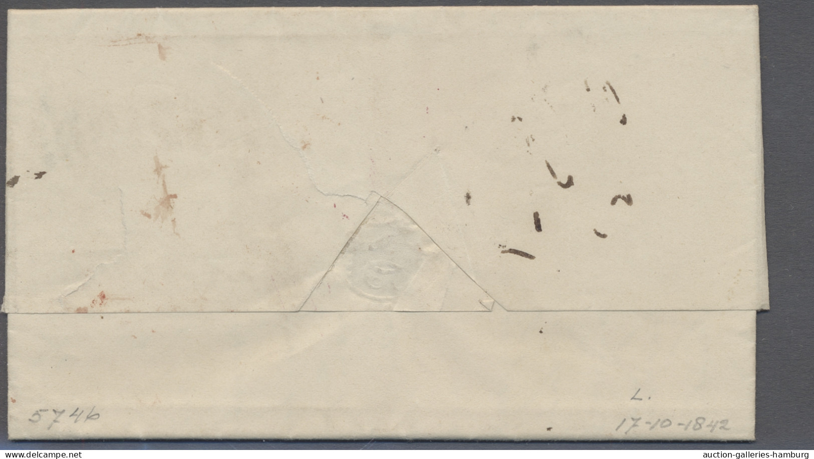 Cover Netherlands -  Pre Adhesives  / Stampless Covers: 1824-46, Nine Entire Letters A - ...-1852 Vorläufer