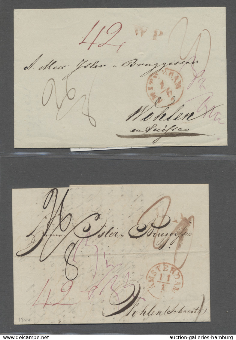 Cover Netherlands -  Pre Adhesives  / Stampless Covers: 1824-46, Nine Entire Letters A - ...-1852 Préphilatélie