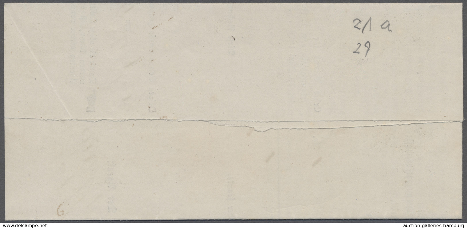 Brf. Schweiz: 1875, Sitzende Helvetia, 3 C. Grauschwarz In Portogerechter MiF Mit 2 C - Brieven En Documenten