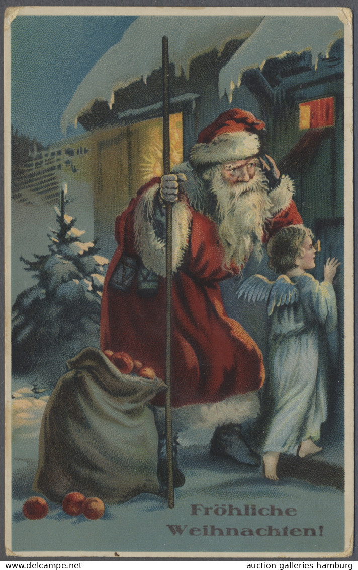 AK Schweiz: 1917, Pro Juventute, 3 +2 C. Als Waagerechtes Paar Auf Weihnachts-Ansic - Covers & Documents