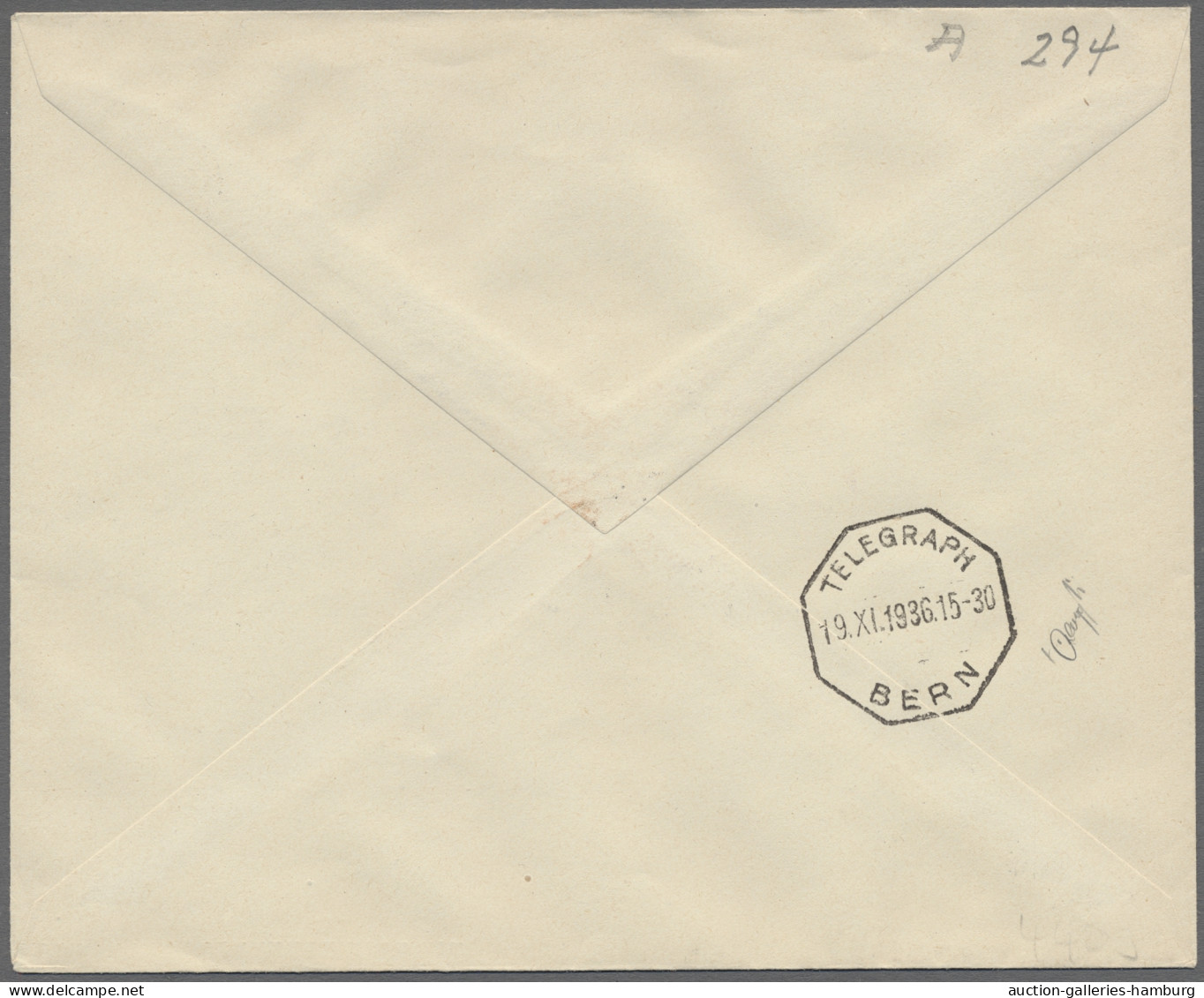 Brf. Schweiz: 1936, Pro Patria, Blockausgabe Auf Orts-R-Brief Innerhalb Von Bern, Ent - Briefe U. Dokumente