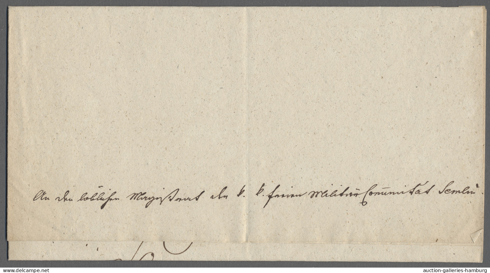 Cover Serbia -  Pre Adhesives  / Stampless Covers: DISINFECTED MAIL: 1839, Document Fr - ...-1845 Voorlopers