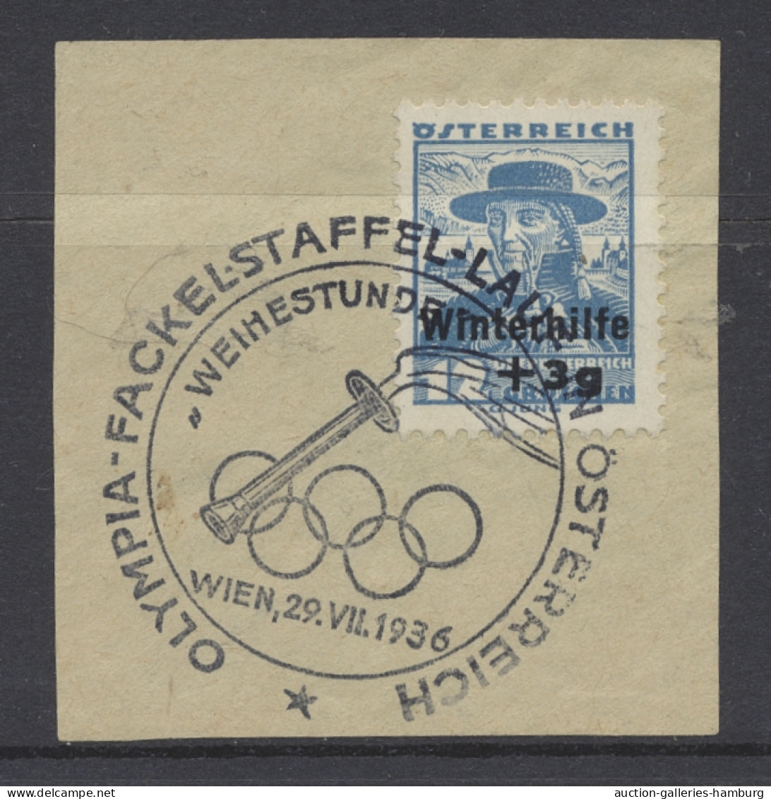 Cover/GA/on Piece Thematics: Olympic Games: 1936, Fackellauf Zu Den Olympischen Sommerspielen, Zwe - Autres & Non Classés