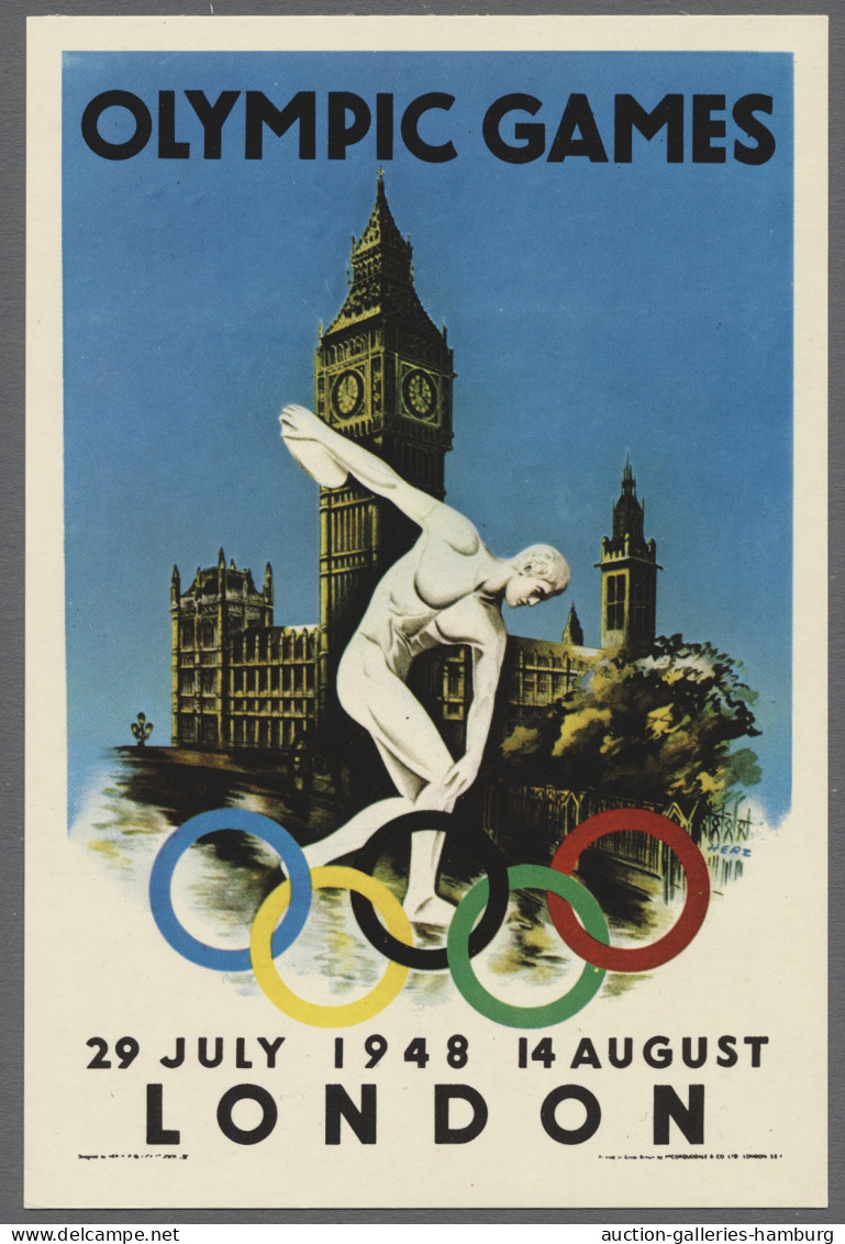 **/Cover/GA Thematics: Olympic Games: 1948, Sommerolympiade London, Die Olympiaausgabe Im Or - Otros & Sin Clasificación