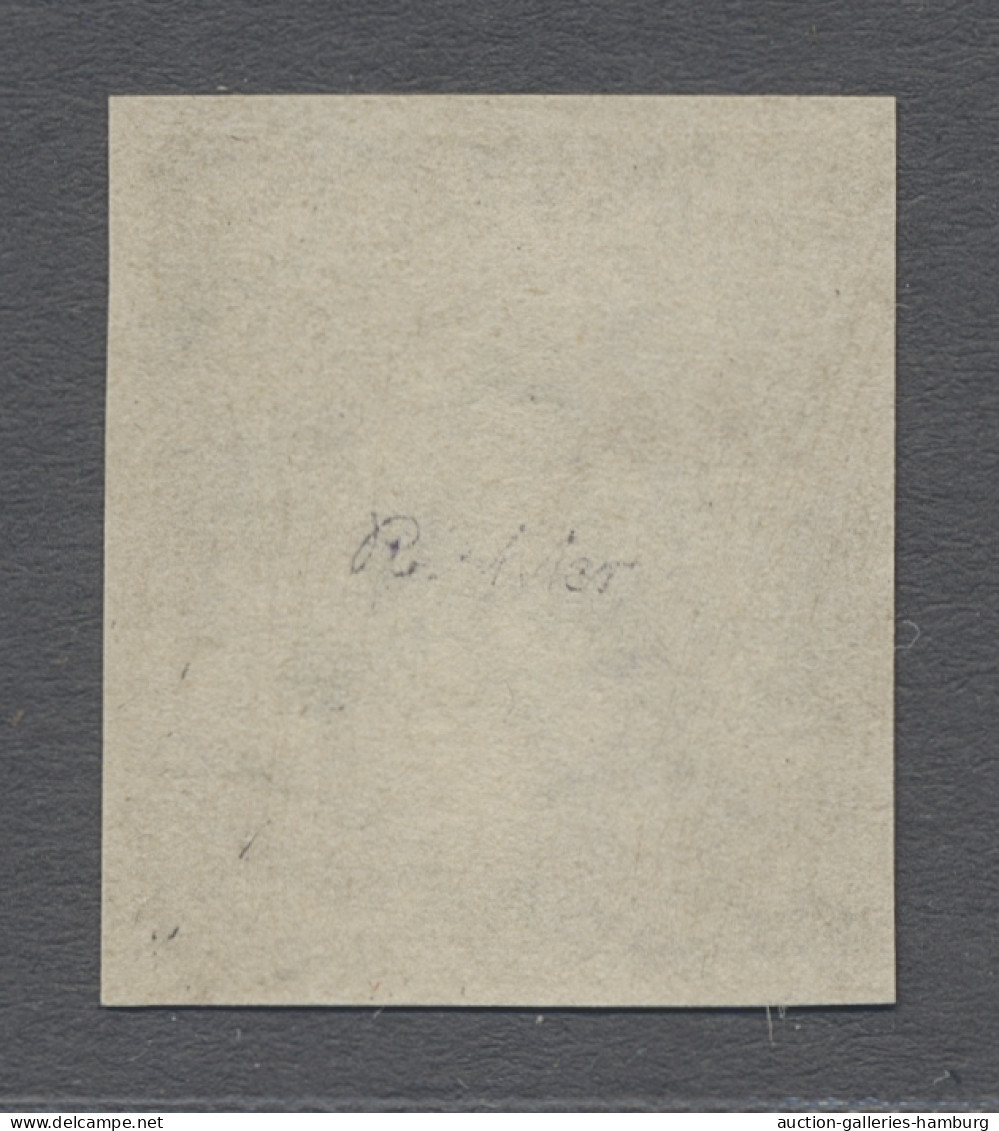 O Bremen - Marken Und Briefe: 1859, Freimarke 5 Sgr. Schwarzgelbgrün Geschnitten, - Bremen