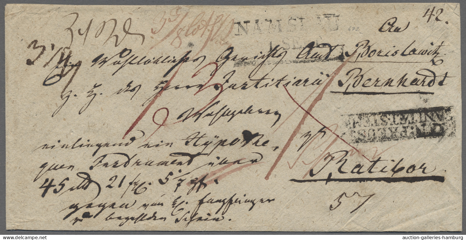 Brf. Preußen - Vorphilatelie: 1831, KOEN:PREUSS:SANITAET:STEMPEL, Ra2 Auf Brief Von N - Préphilatélie