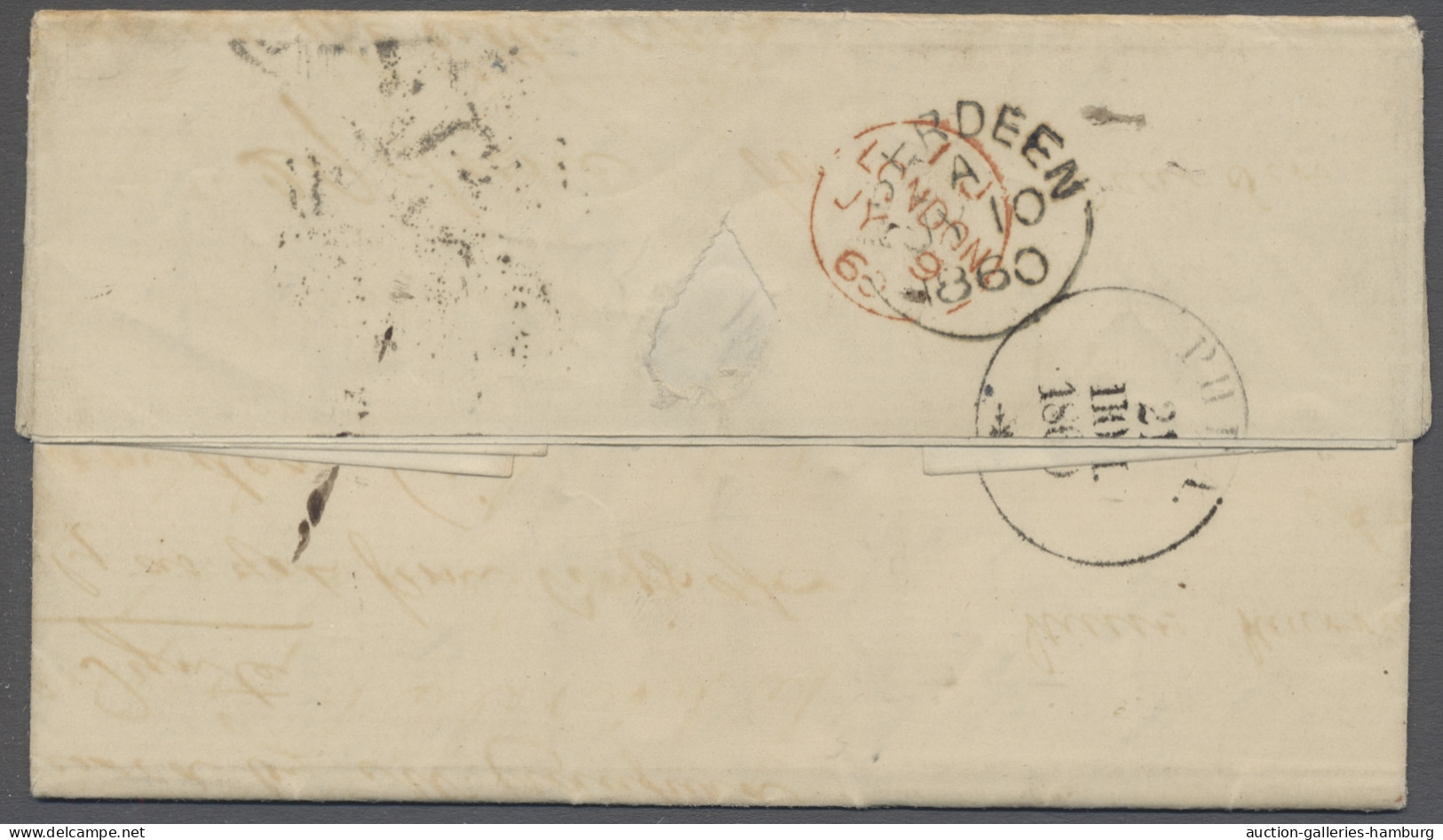 Brf. Preußen - Vorphilatelie: 1860, Taxstempel "7 1/2" (Sgr.), Sehr Selten, Auf Brief - [Voorlopers