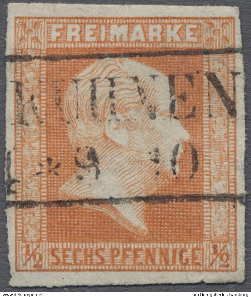 O Preußen - Marken Und Briefe: 1859, Friedrich Wilhelm IV., 1/ 2 Sgr. - 6 Pfennige - Autres & Non Classés