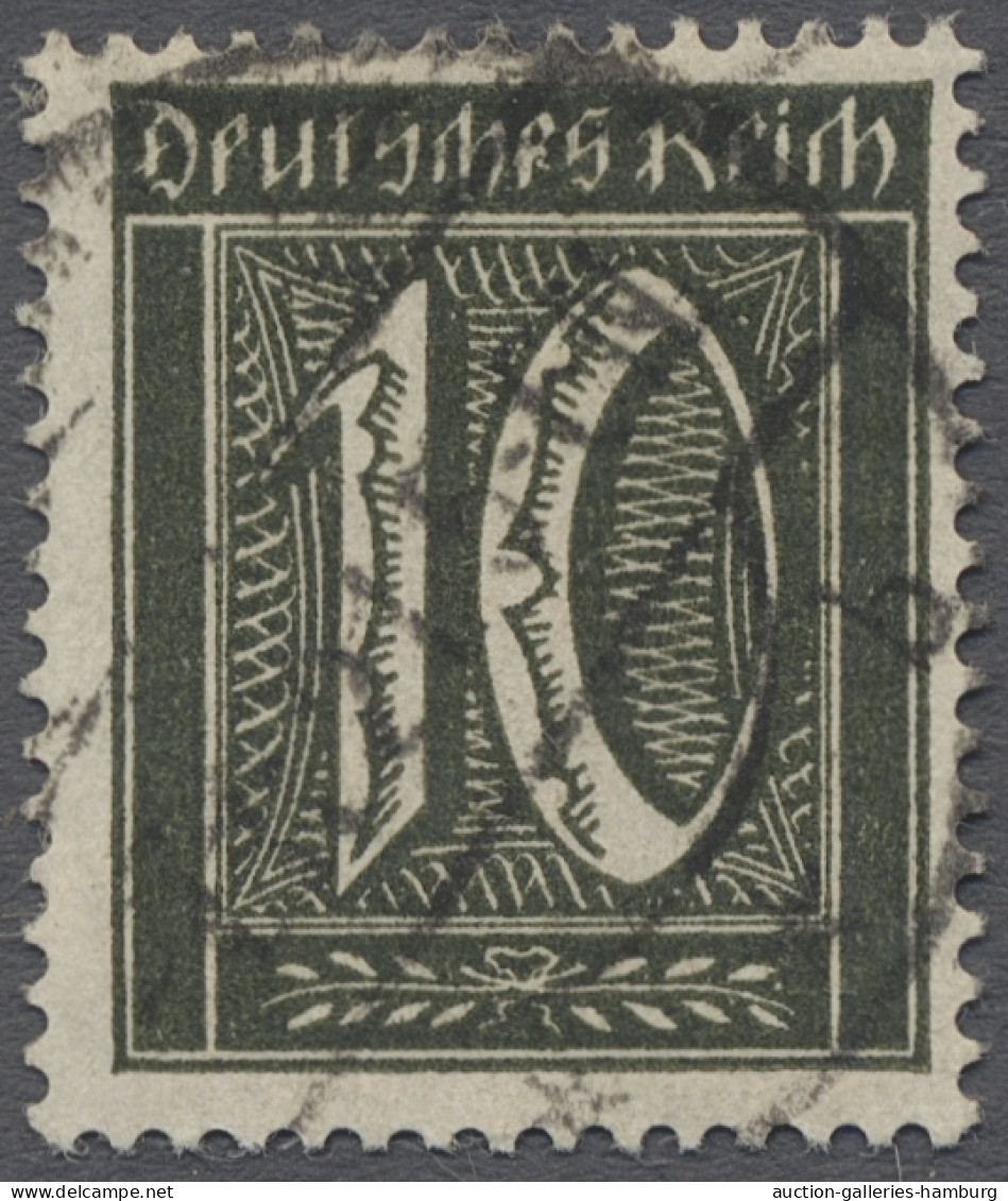 O Deutsches Reich - Inflation: 1921, Freimarke 10 Pfg. In Der Guten Farbvariante S - Used Stamps