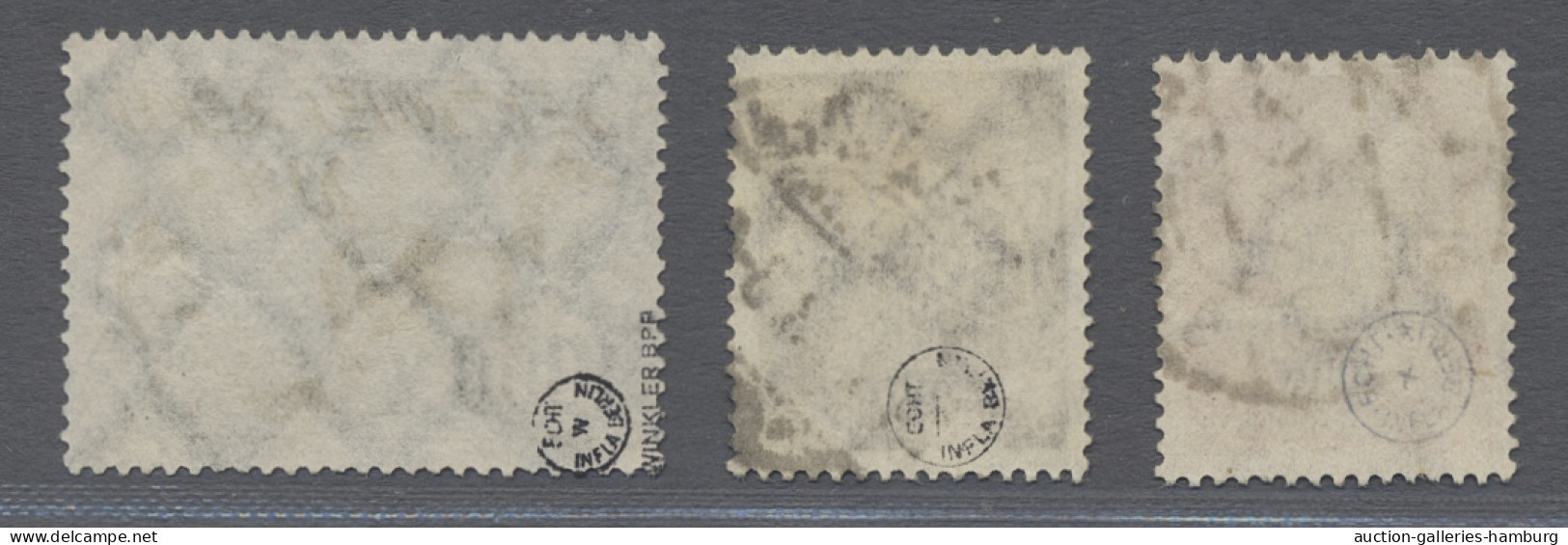 O Deutsches Reich - Inflation: 1923, Rhein- Und Ruhrhilfe, Der Komplette Satz, Sau - Used Stamps