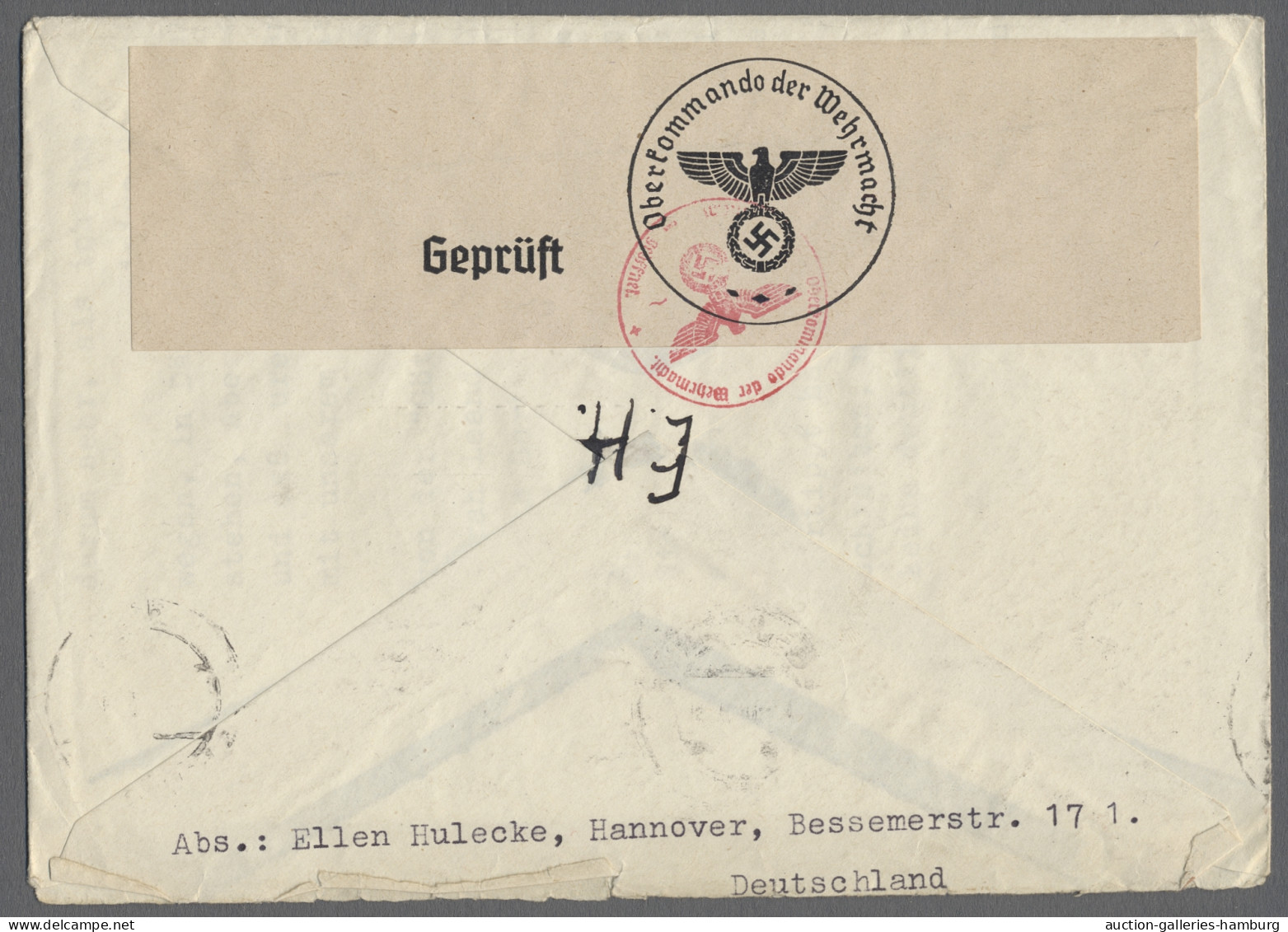 Brf. Deutsches Reich - Besonderheiten: 1940, 6.3., Brief Nach Dänemark Mit Vollst. In - Other & Unclassified