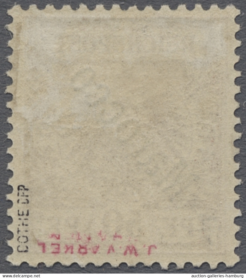 * Deutsche Post In Marokko: 1899, Krone / Adler Mit Nicht Verausgabtem Einfachen Ü - Marokko (kantoren)
